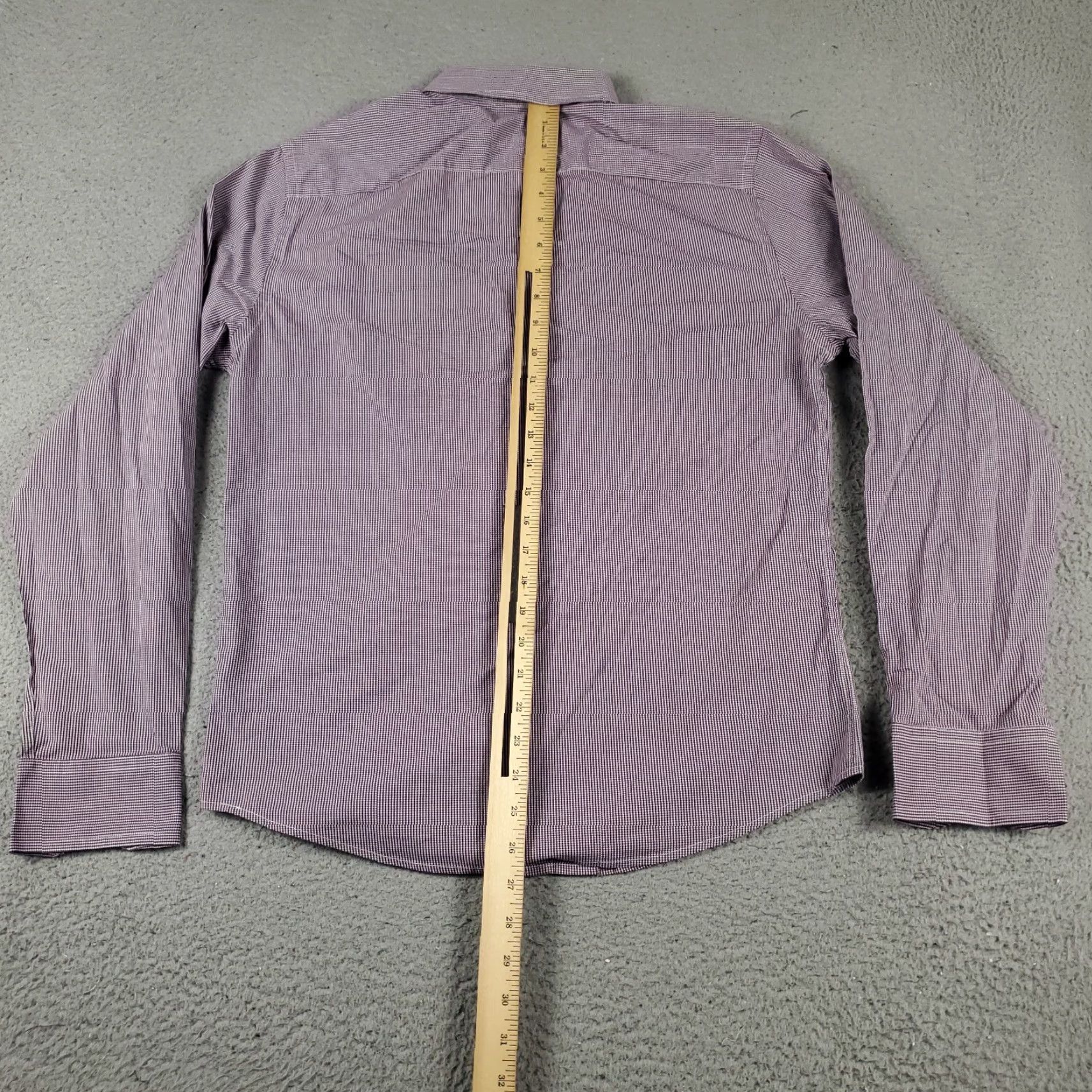 UNTUCKit VINTAGE UNTUCKit Men's Shirt Size Medium Purple Check Casual Button-Up Long Sleeve Size US M / EU 48-50 / 2 - 3 Thumbnail