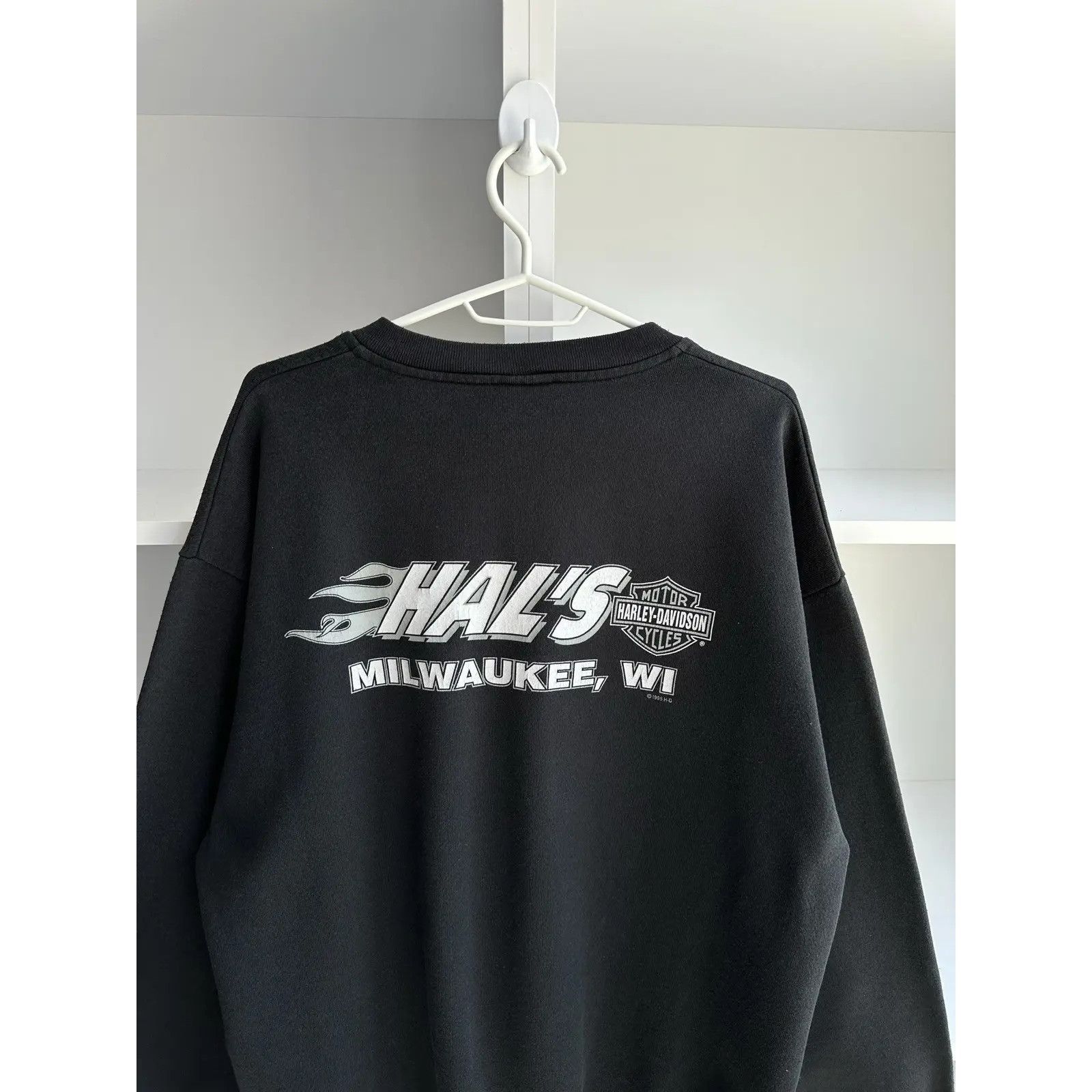Harley Davidson Vintage Harley-Davidson Milwaukee 1995 Rare Track Jacket Size US XL / EU 56 / 4 - 2 Thumbnail