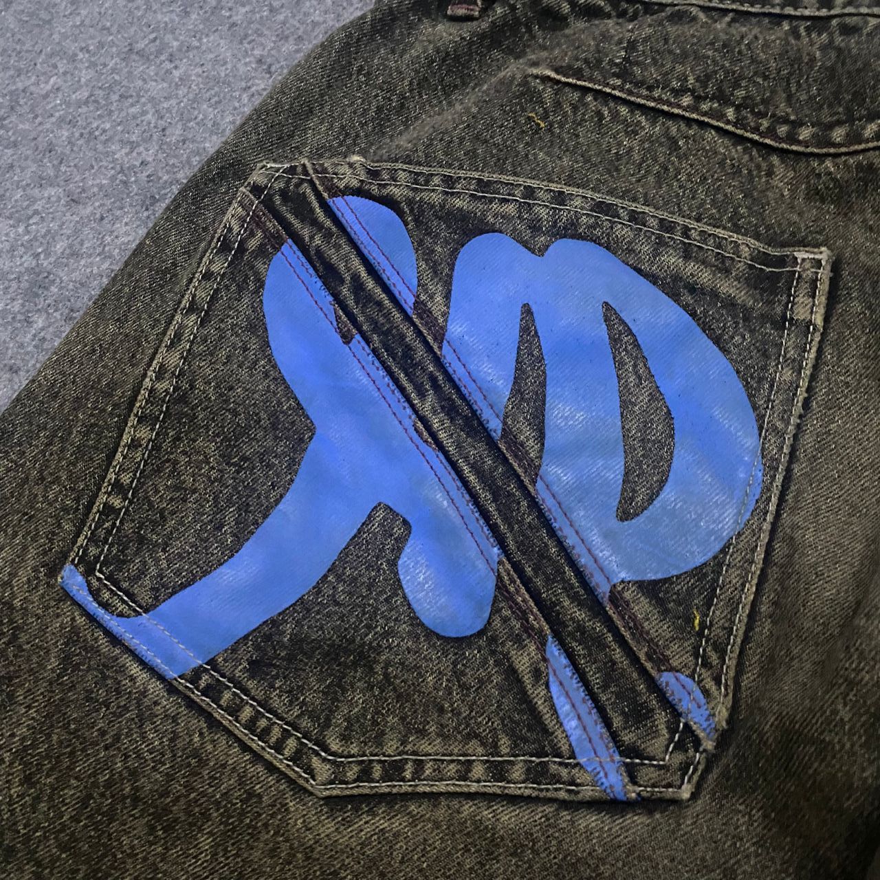 Antonio Meccariello 💥Best Offer💥Mecca Ontario Baggy Distressed Denim Size US 34 / EU 50 - 12 Thumbnail