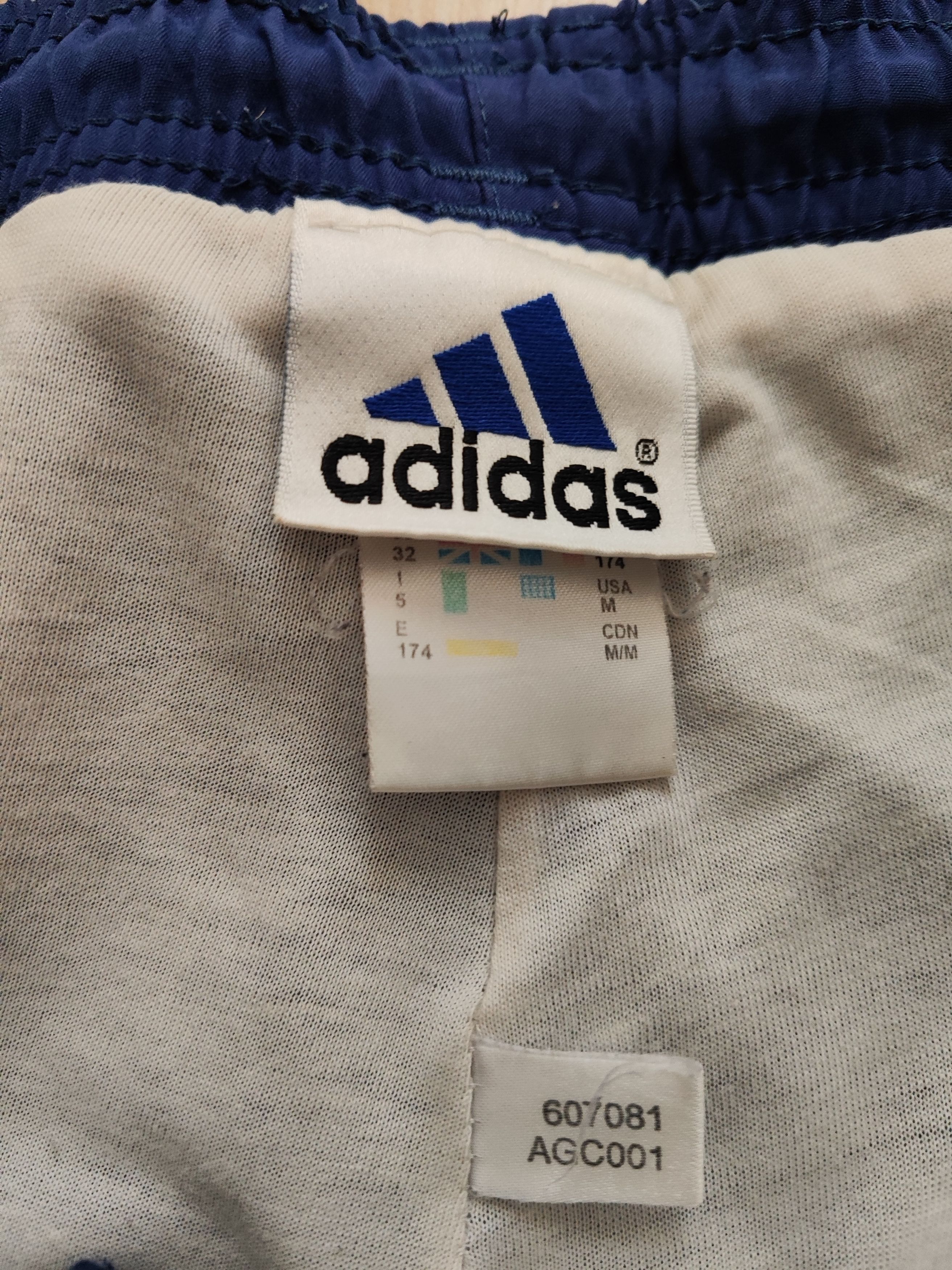 Adidas × Vintage Adidas Track Pants 90s – Navy – Made in Taiwan Size US 32 / EU 48 - 5 Thumbnail