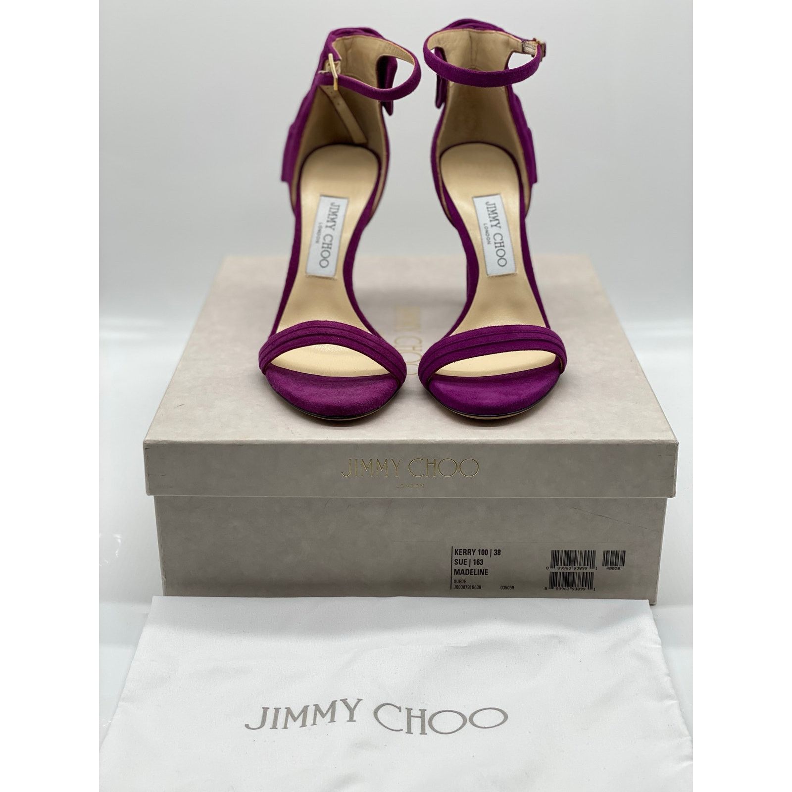 Jimmy Choo Jimmy Choo Kerry 100 Sandals Madeline (Blush Pink) sz. 38 EU Size US 8 / IT 38 - 6 Thumbnail