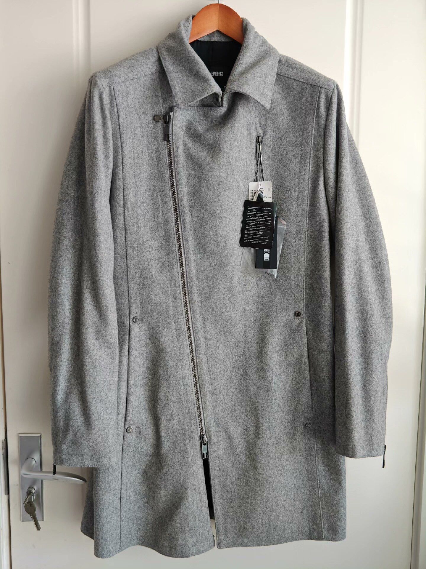 Dirk Bikkembergs Dirk Bikkembergs Black Label Wool Blend Men's Coat Size US M / EU 48-50 / 2 - 1 Thumbnail