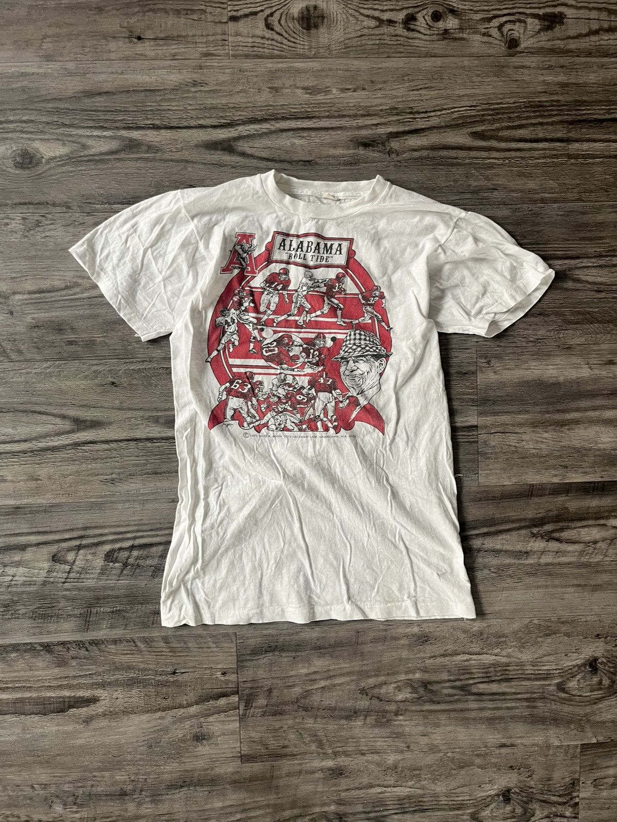 NCAA × Vintage Vintage 1975 Alabama Crimson Tide Football Tee Size US S / EU 44-46 / 1 - 1 Thumbnail