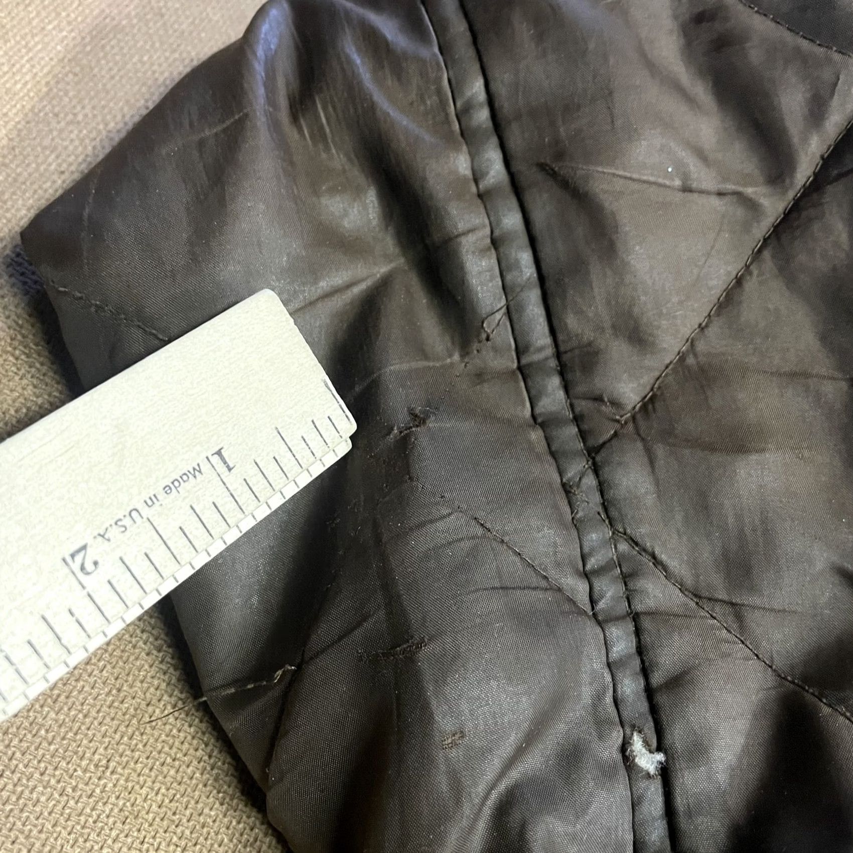 Southpole VINTAGE South Pole Jacket Mens XL Brown Yellow Quilted Bomber Reversible Streetwear Size US XL / EU 56 / 4 - 5 Thumbnail