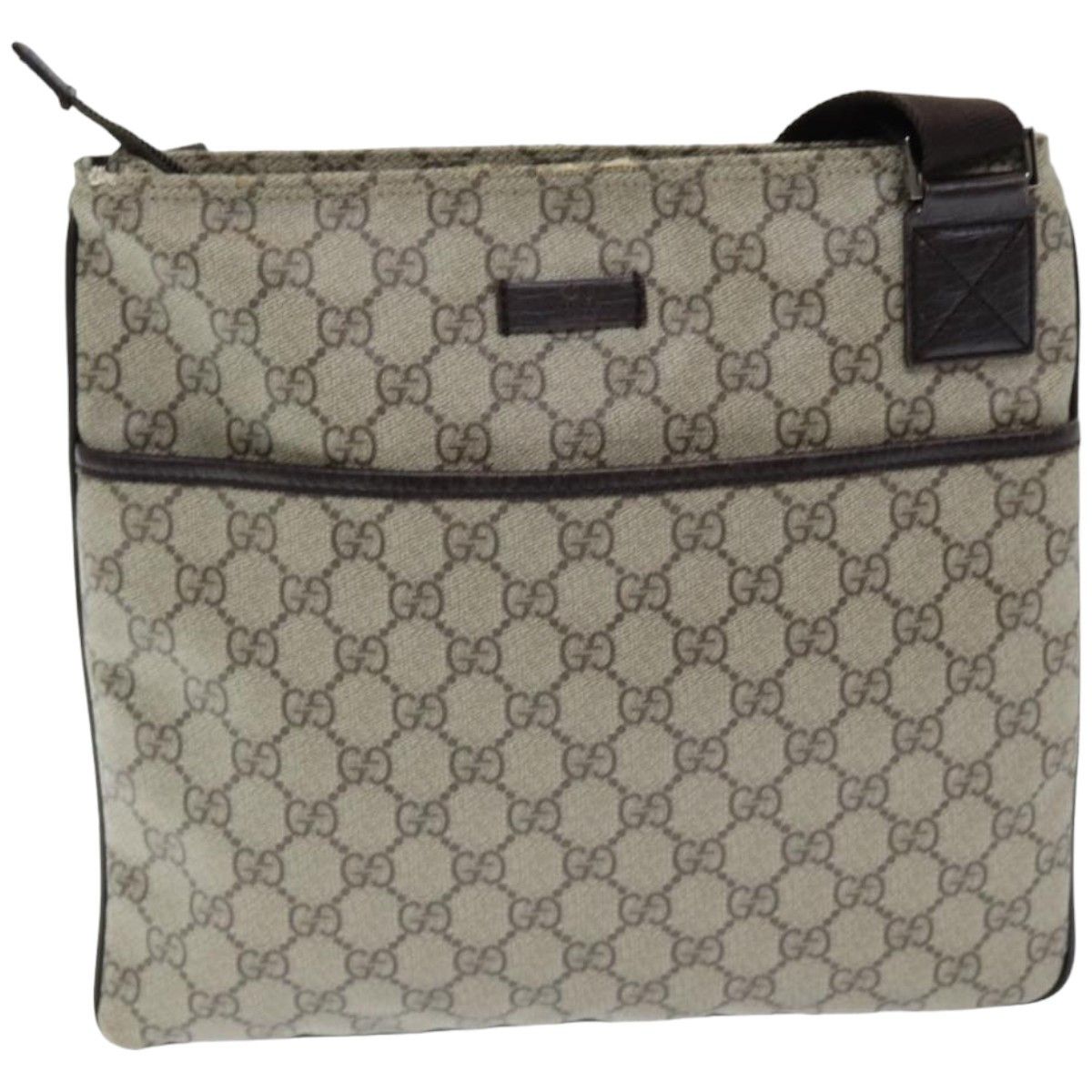 Gucci Gg Canvas Beige Canvas Shoulder Bag (Pre-Owned) Size ONE SIZE - 1 Thumbnail