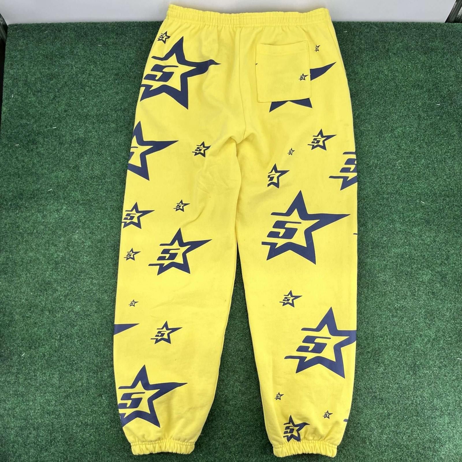 Sp5der Sp5der 5Star Sweatpants XL Yellow Size US 36 / EU 52 - 7 Thumbnail