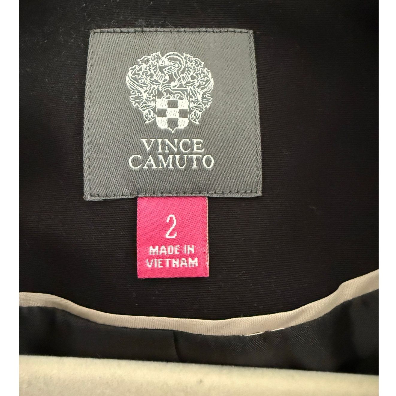 Vince Camuto Vince Camuto Black Gold Button Blazer, Size 2 Size XS / US 0-2 / IT 36-38 - 7 Thumbnail