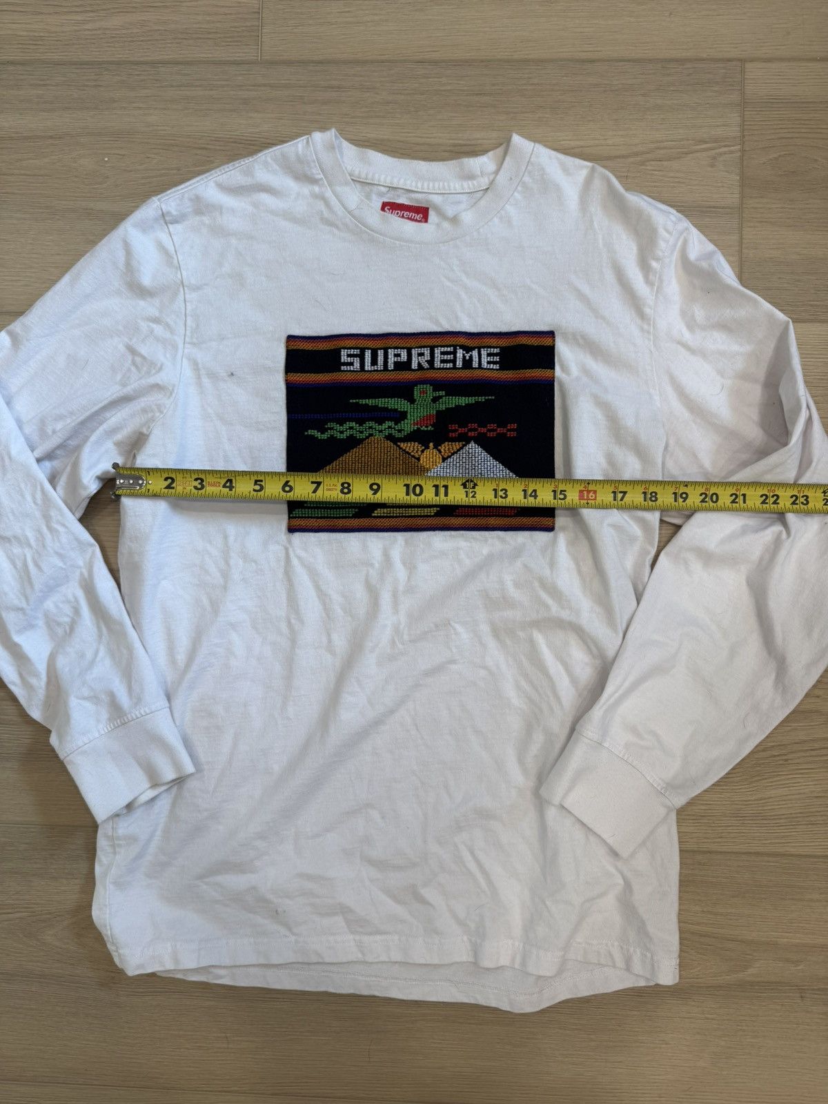 Other SUPREME Spell Out T Shirt Top Size Medium Needlepoint Patch Size US L / EU 52-54 / 3 - 6 Thumbnail