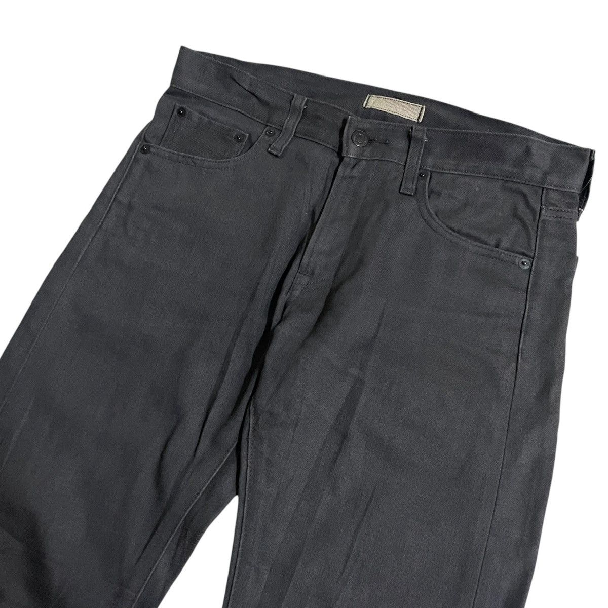Japanese Brand ORIGINAL SELVEDGE UNIQLO SLIM STRAIGHT (32×40) Size US 30 / EU 46 - 3 Thumbnail