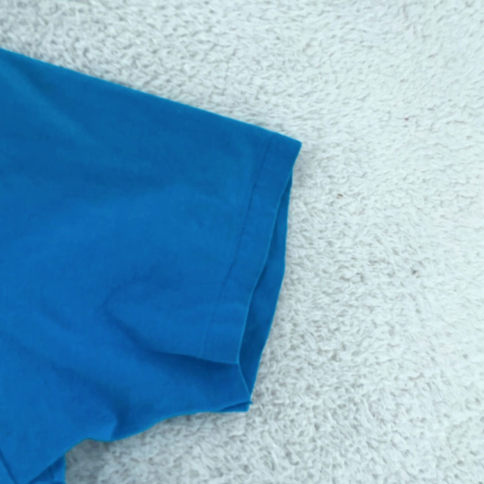 Hanes VINTAGE Hanes Beefy T-Shirt Mens M Blue Cotton Short Sleeve USA Shirt Size US M / EU 48-50 / 2 - 3 Thumbnail
