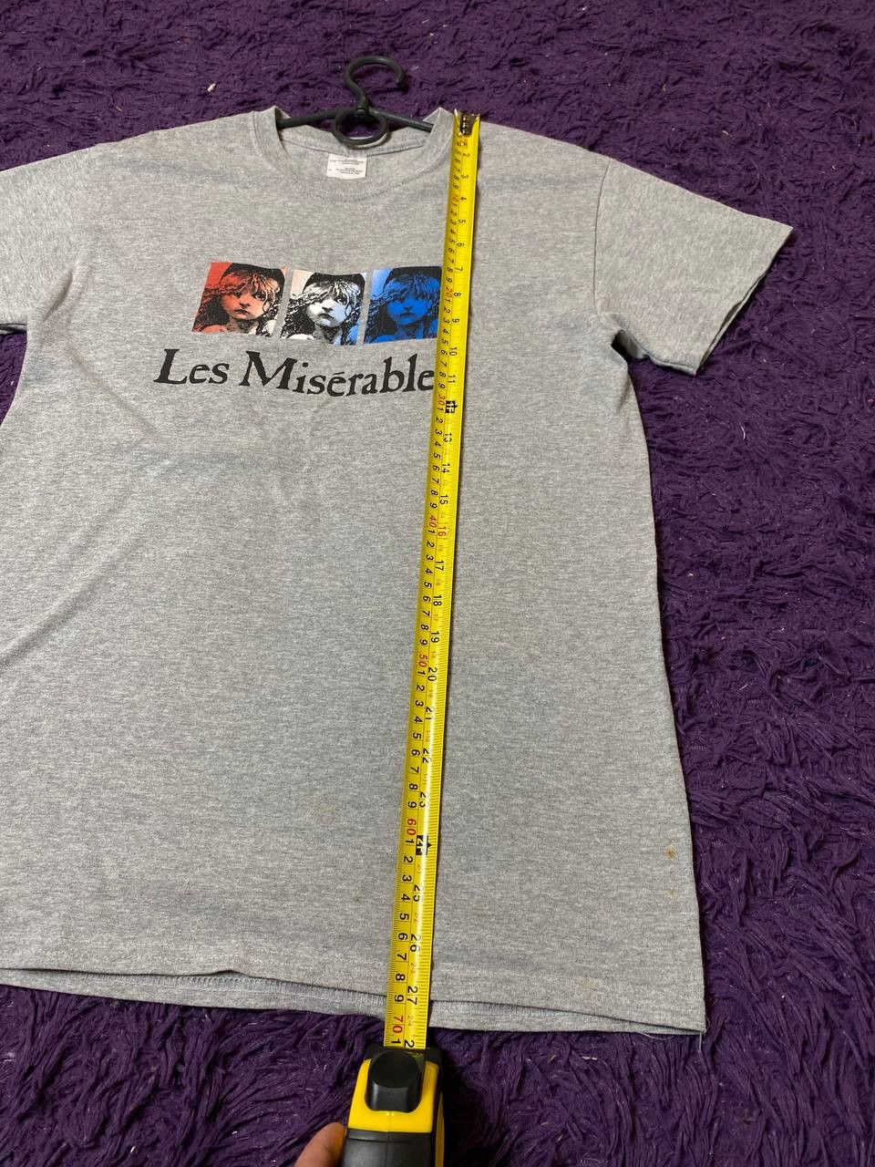 Band Tees Les Miserables T-Shirt Heather Gray Broadway Faces Graphic Size US S / EU 44-46 / 1 - 7 Thumbnail