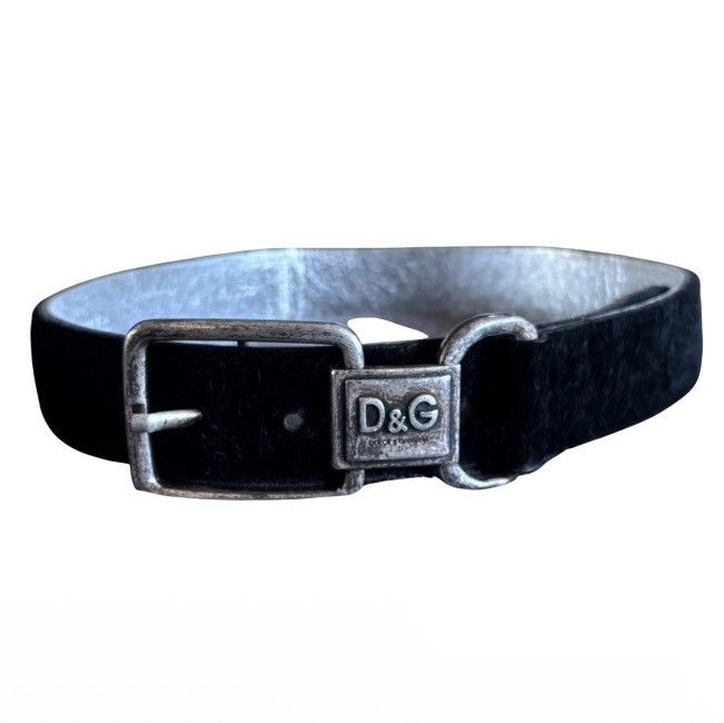 Dolce Gabbana pony hair belt