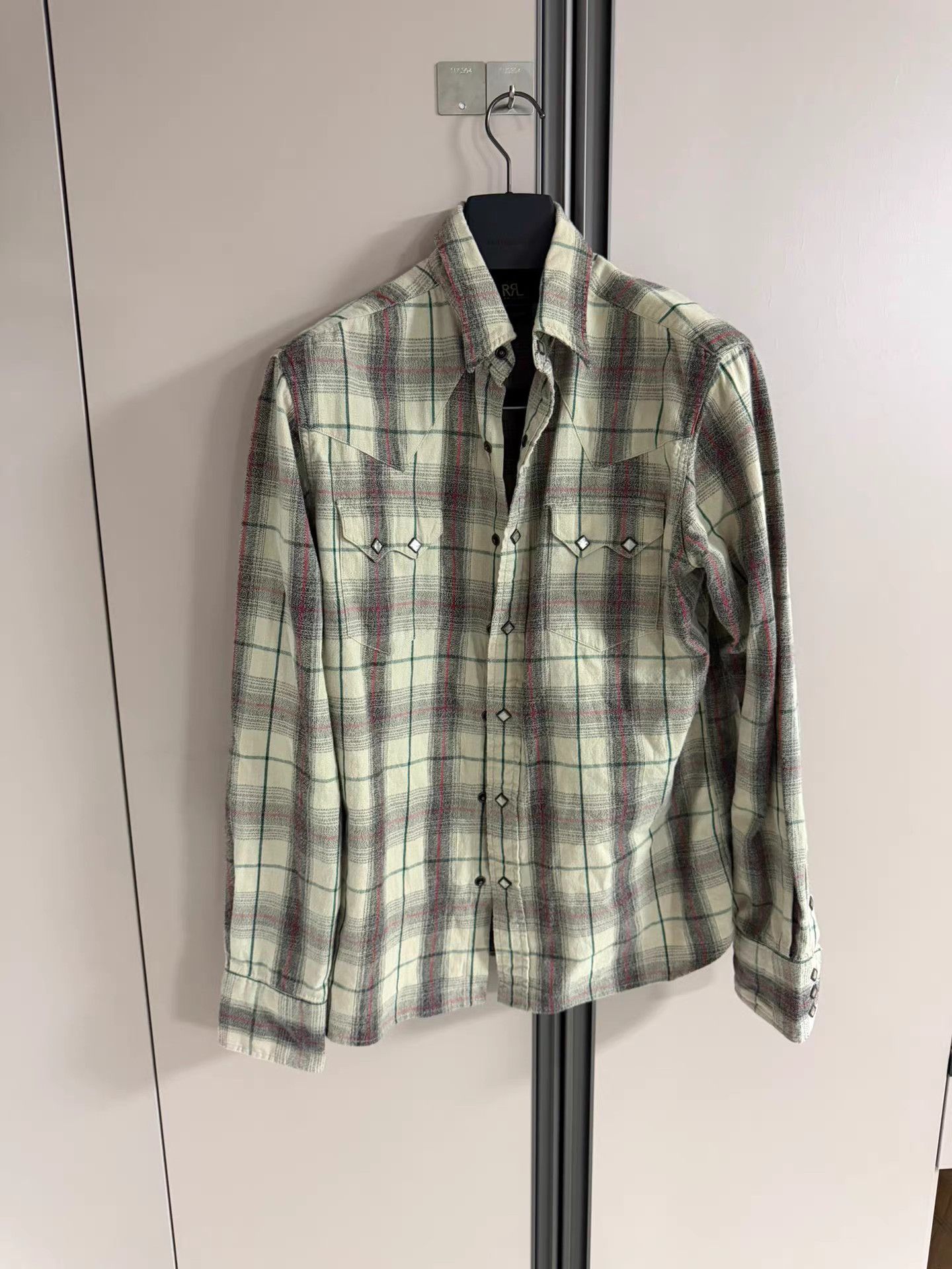 RRL Ralph Lauren RRL Plaid Western Shirt K18 Size US L / EU 52-54 / 3 - 1 Thumbnail