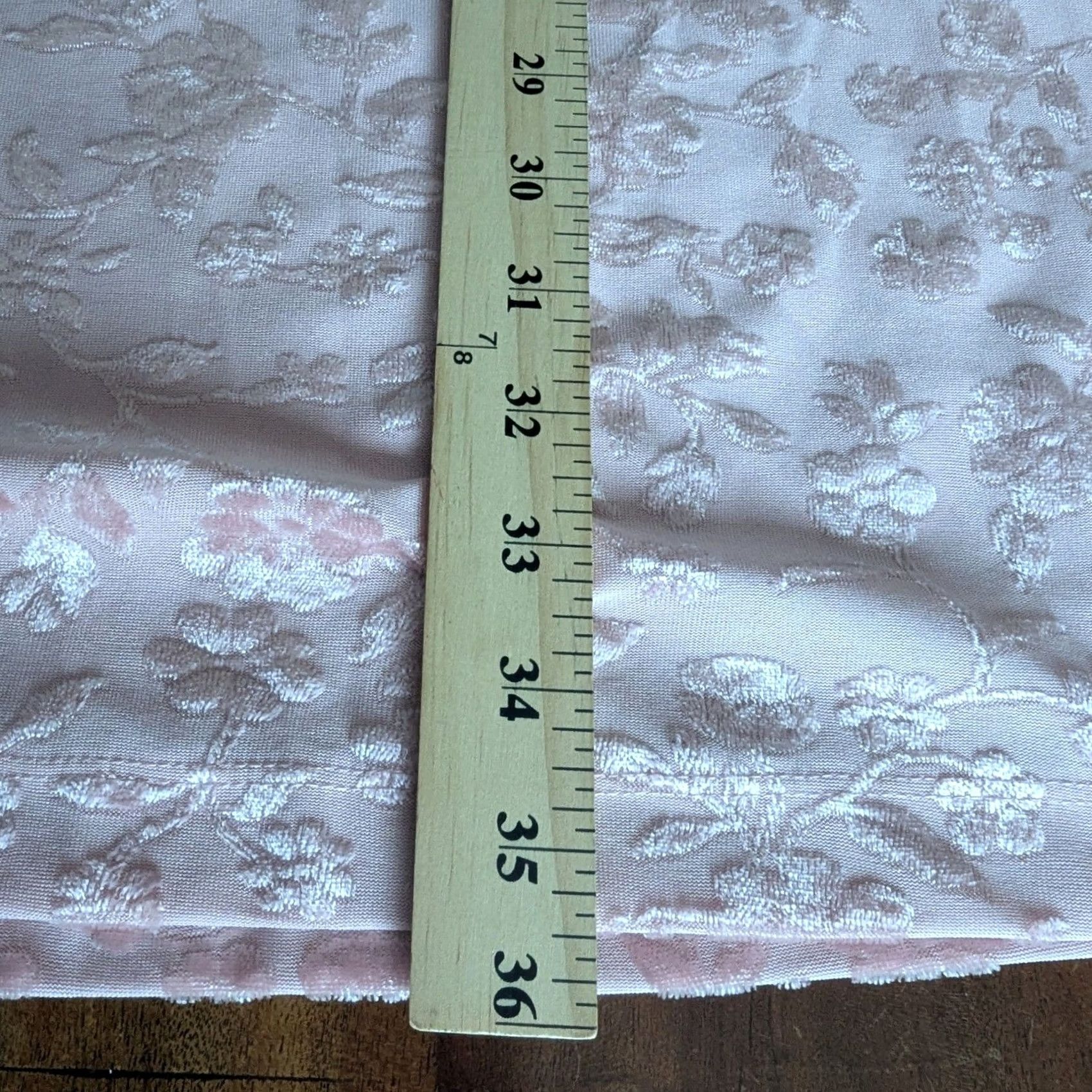 Vintage Light Pink Floral Burnout Mini Slip Dress Sz L Spaghetti Strap Tunic Sleeveless Womens Size L / US 10 / IT 46 - 7 Thumbnail