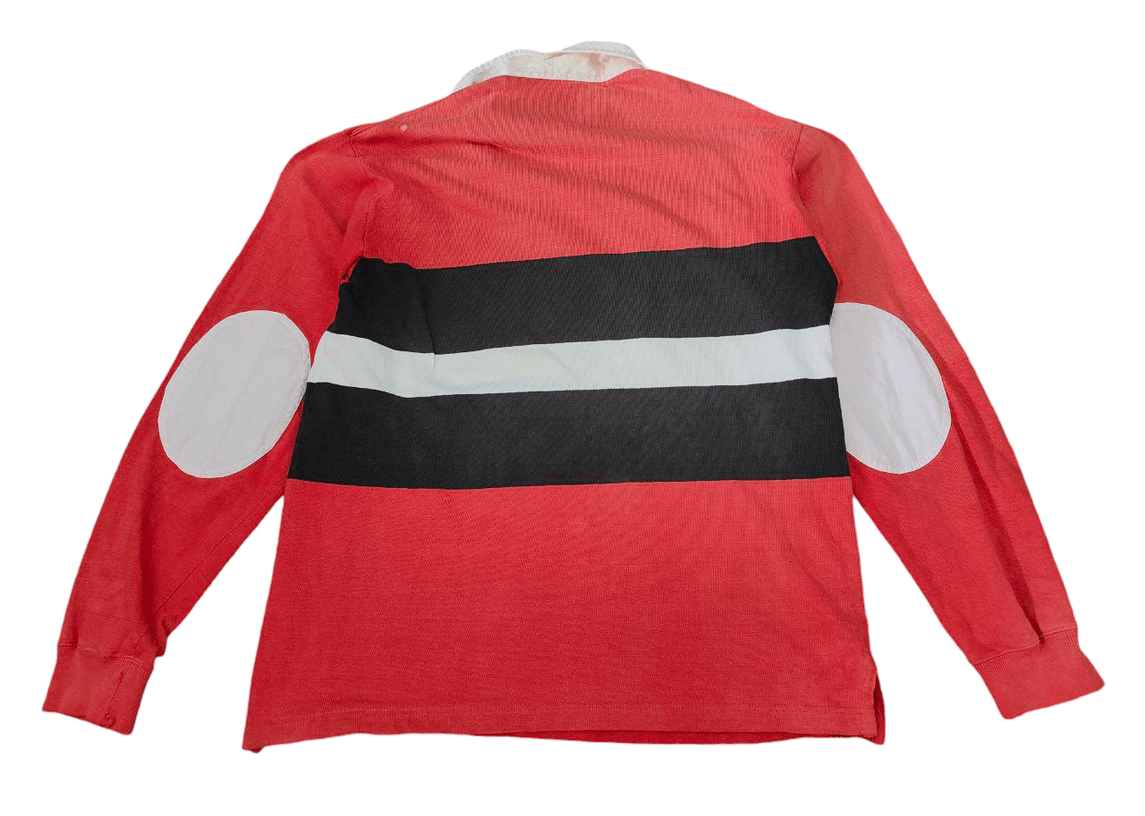 Polo Ralph Lauren Vintage Ralph Lauren Rugby Faded Polo T Size US M / EU 48-50 / 2 - 2 Thumbnail