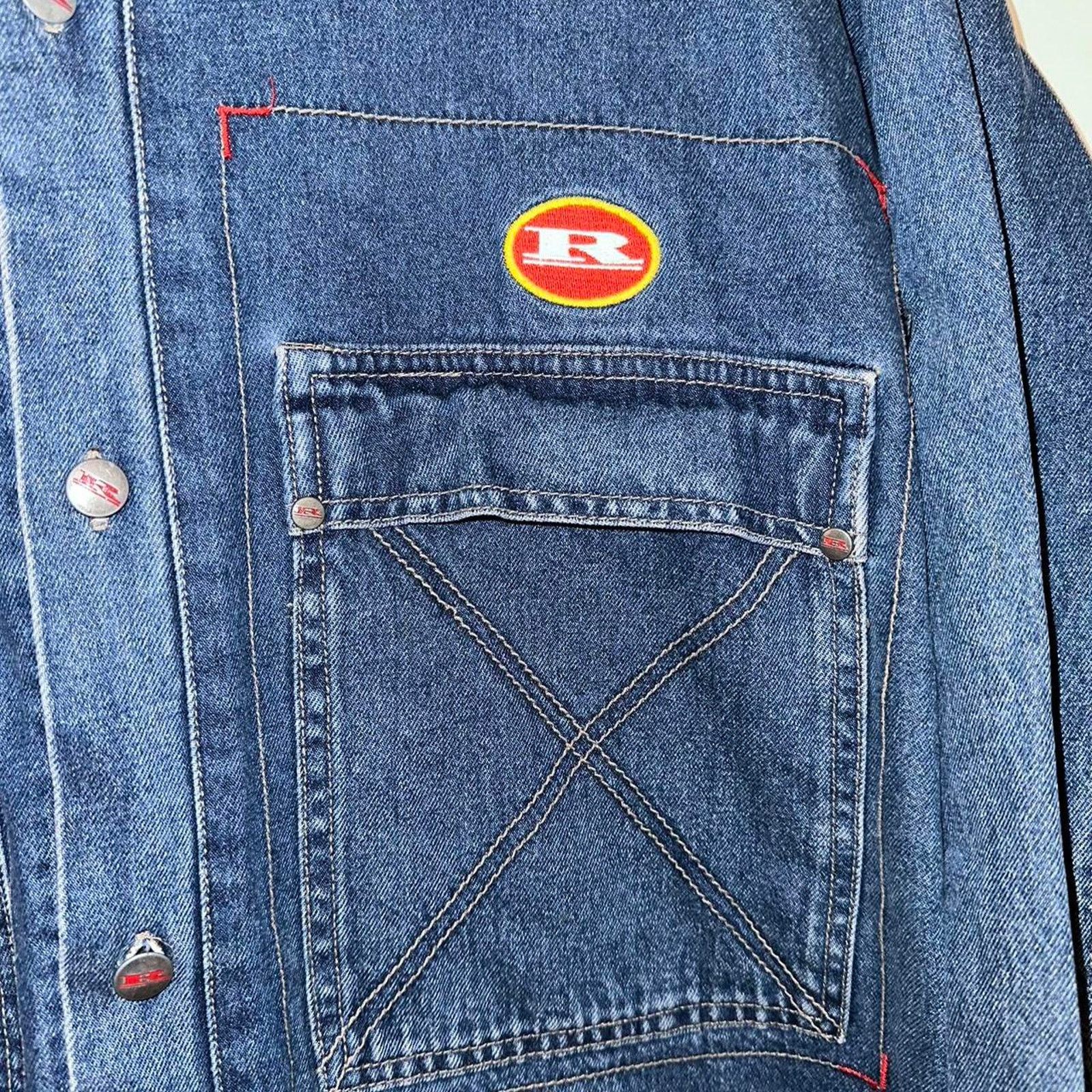 Vintage Vintage 90s Results Denim Shirt Jacket size M Size US M / EU 48-50 / 2 - 3 Thumbnail