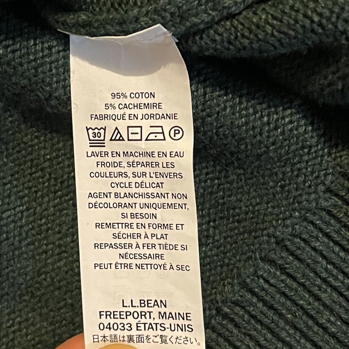 L.L. Bean LL Bean Sweater Adult XL Green Quarter Zip Sweatshirt Size US XL / EU 56 / 4 - 4 Thumbnail