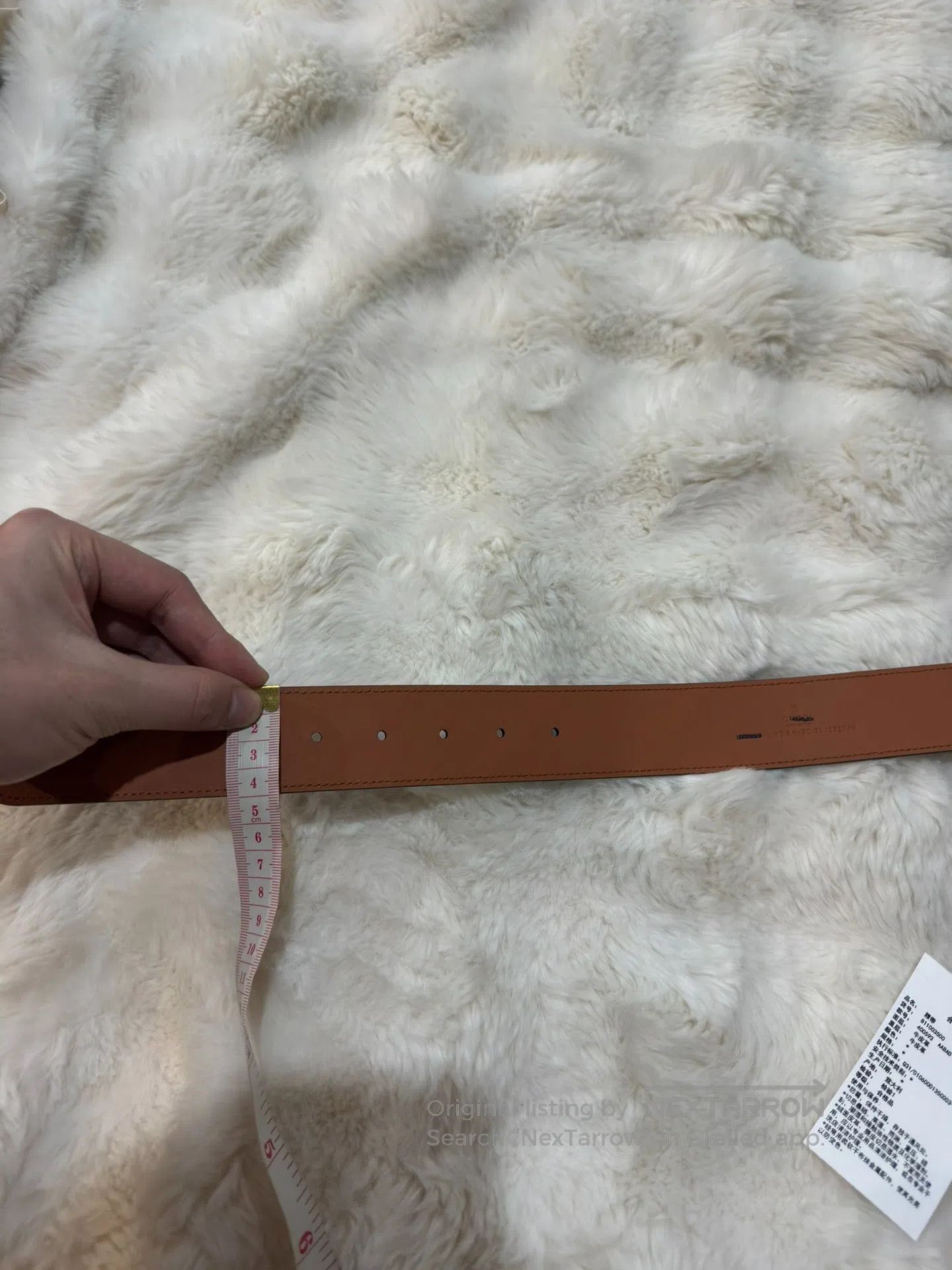 Gucci Guicci size 80 Contrasting Gold G Buckle Belt| Size ONE SIZE - 7 Thumbnail