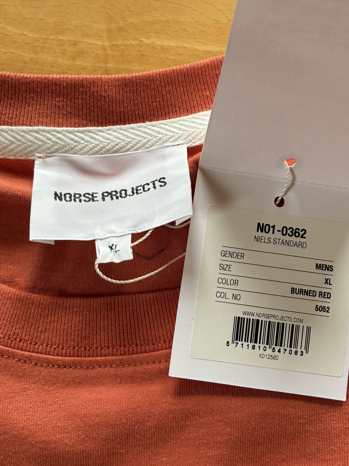 Norse Projects Niels Standard ss tee Size US XL / EU 56 / 4 - 2 Thumbnail