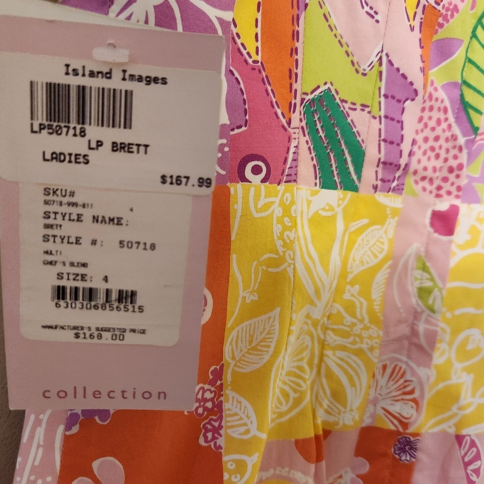 Lilly Pulitzer NWT Lilly Pulitzer Brett Dress Chef's Blend Print 4 Size S / US 4 / IT 40 - 4 Thumbnail