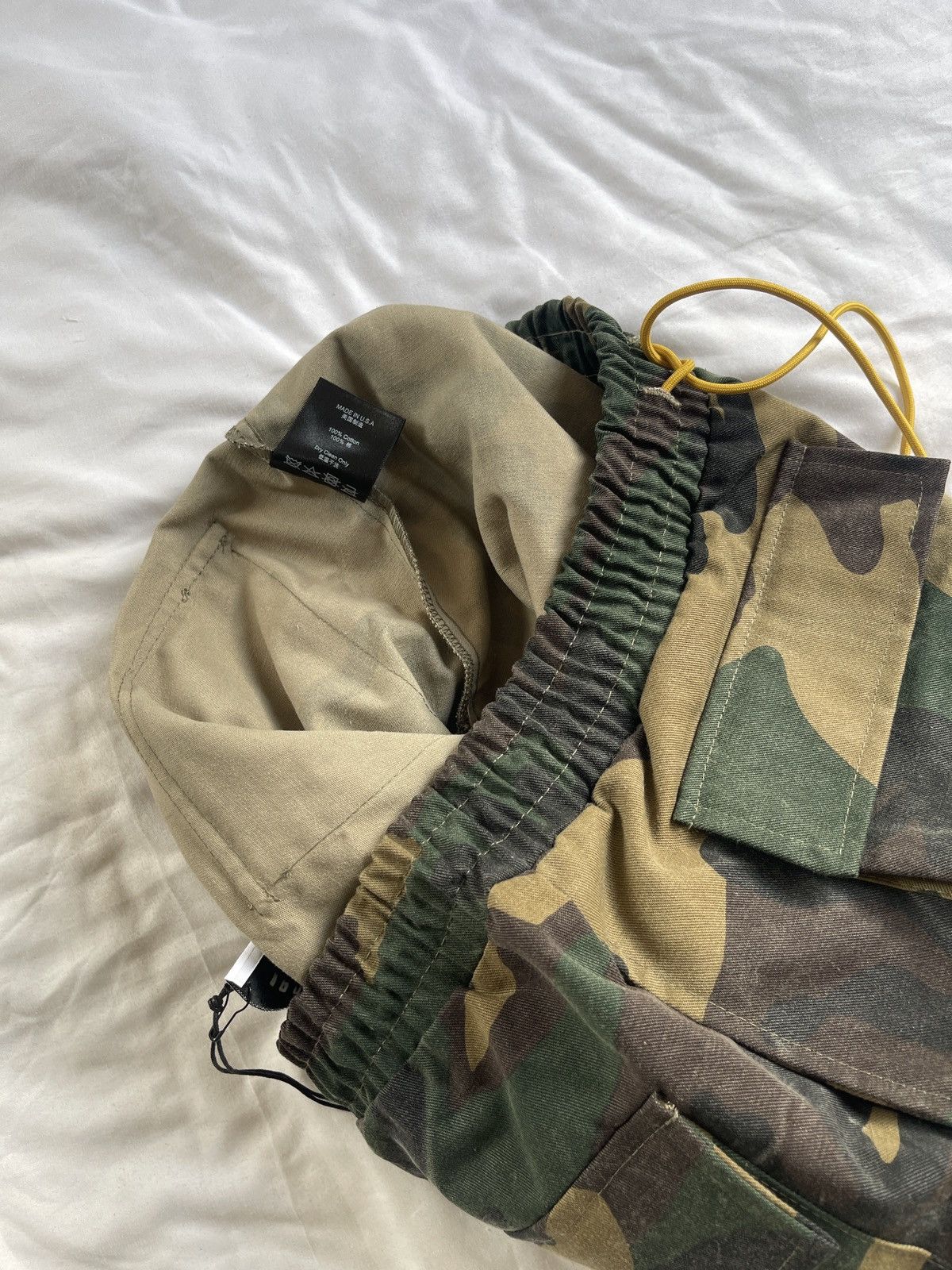 RHUDE Camo shorts