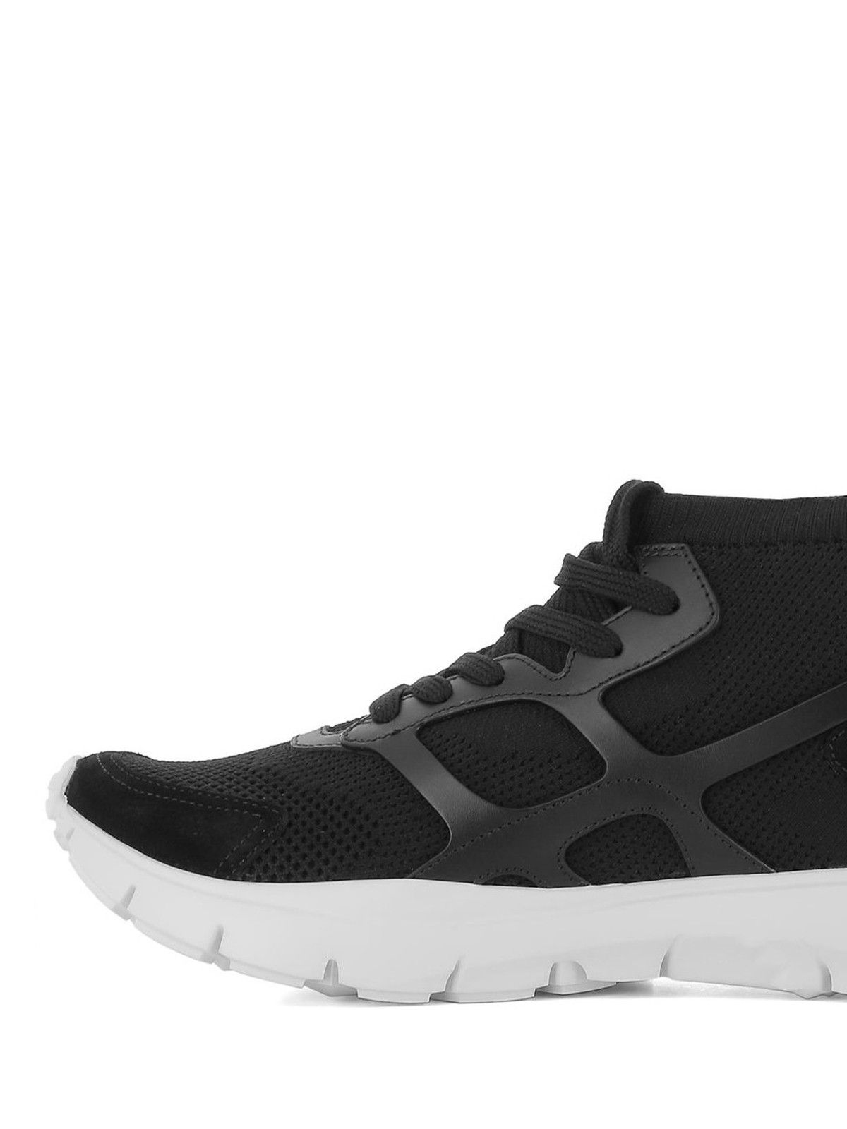 Valentino o1y0525 Logo Hi-Top Sneakers in Black Size US 6 / EU 39 - 2 Thumbnail