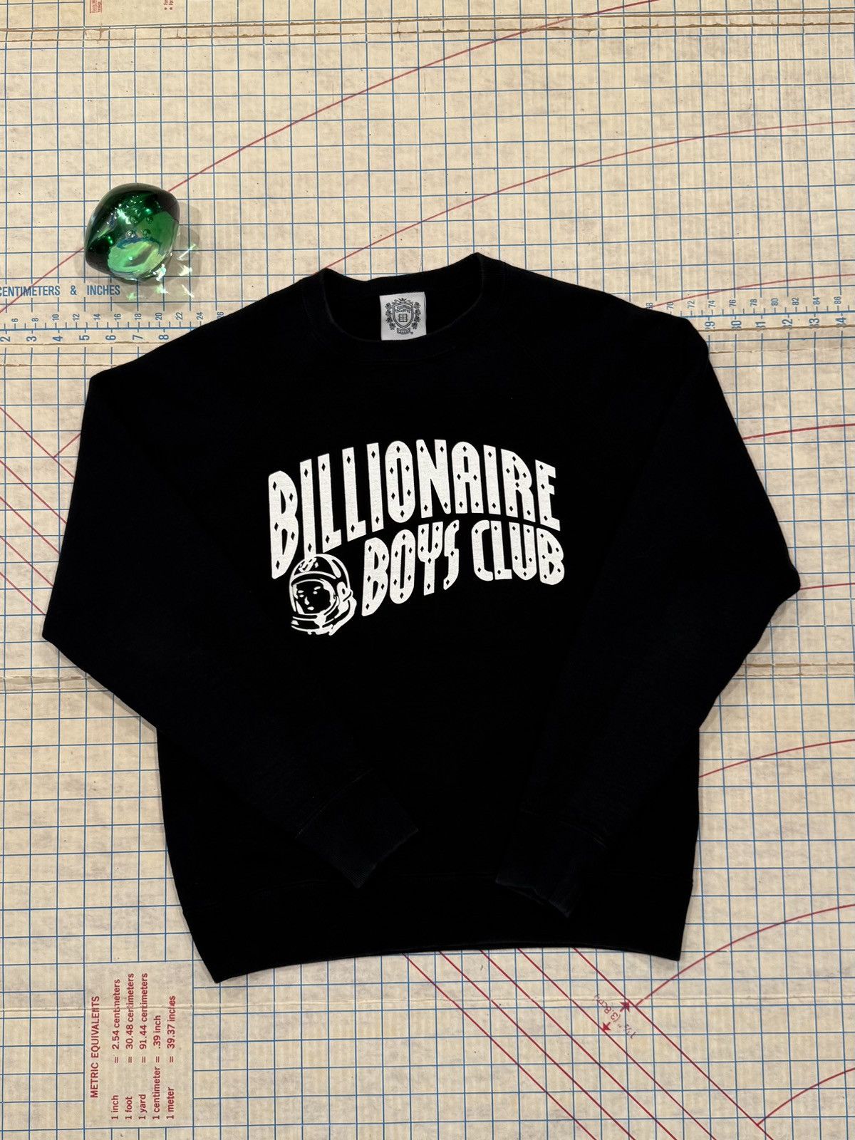 Billionaire Boys Club Billionaire Boys Club Black Spell Out Crewneck Made in Japan Size US M / EU 48-50 / 2 - 6 Thumbnail