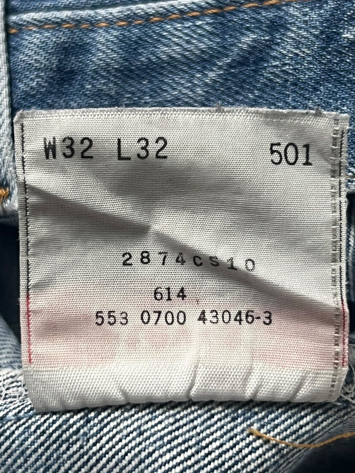 Levi's Vintage 90s Levi’s 501 Japan - Faded Wash Jeans Size US 31 - 18 Thumbnail