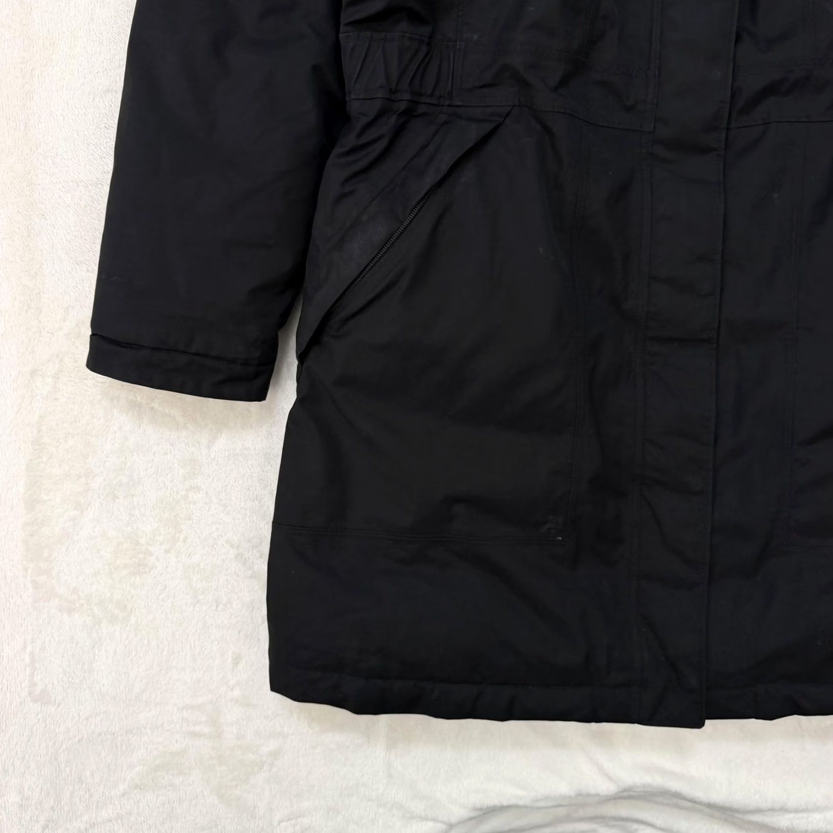 The North Face The North Face Coat Womens XL Black Insulated Hooded Full Zip Fur Trim Long Jacket Size XL / US 12-14 / IT 48-50 - 6 Thumbnail
