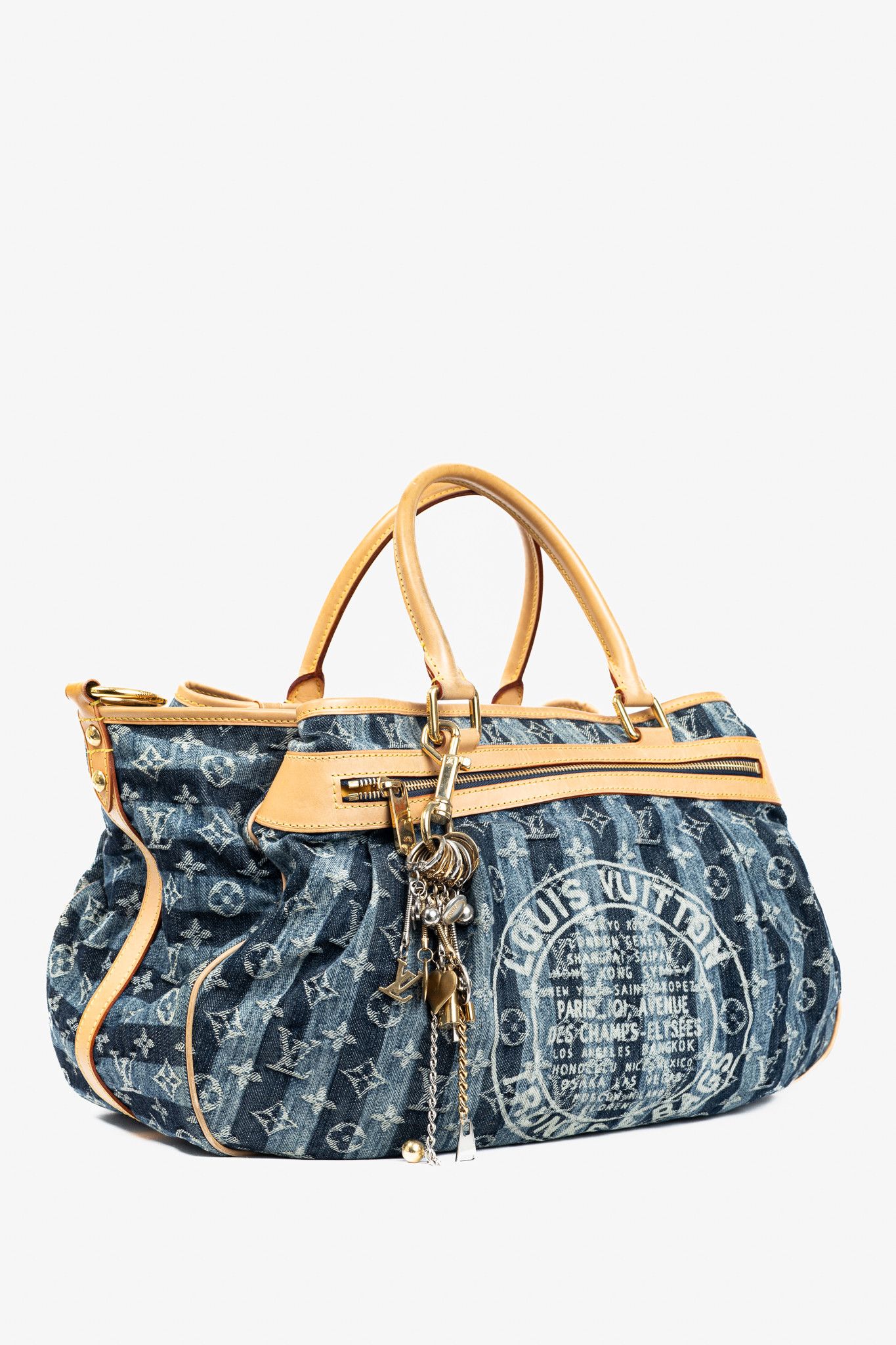 Louis Vuitton Louis Vuitton Cabas Raye GM Monogram Denim Cruise Bag Size ONE SIZE - 2 Thumbnail