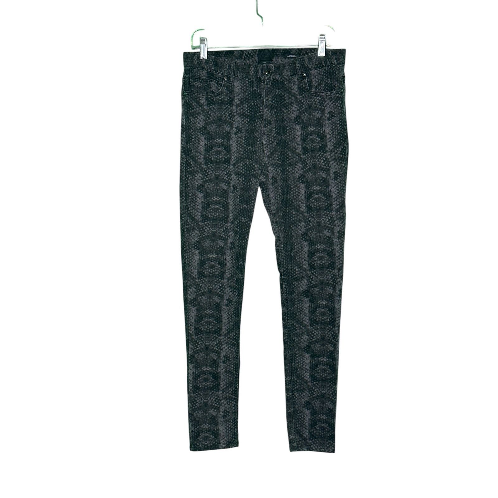 H&M H&M gray snake print skinny fit jeans size 31 Size 32" / US 10 / IT 46 - 11 Thumbnail