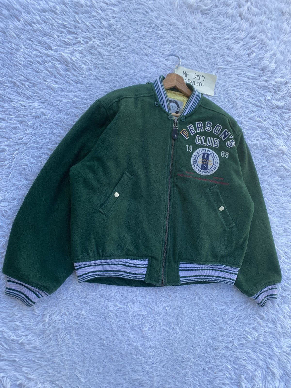 PERSON'S Rare Vintage Person’s Club 1988 Varsity Jacket Size US L / EU 52-54 / 3 - 9 Thumbnail