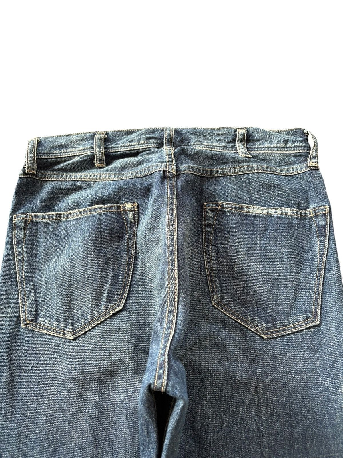 Dsquared2 Vintage Japanese Brand Patchwork Selvedge Jeans Size 30" / US 8 / IT 44 - 4 Thumbnail