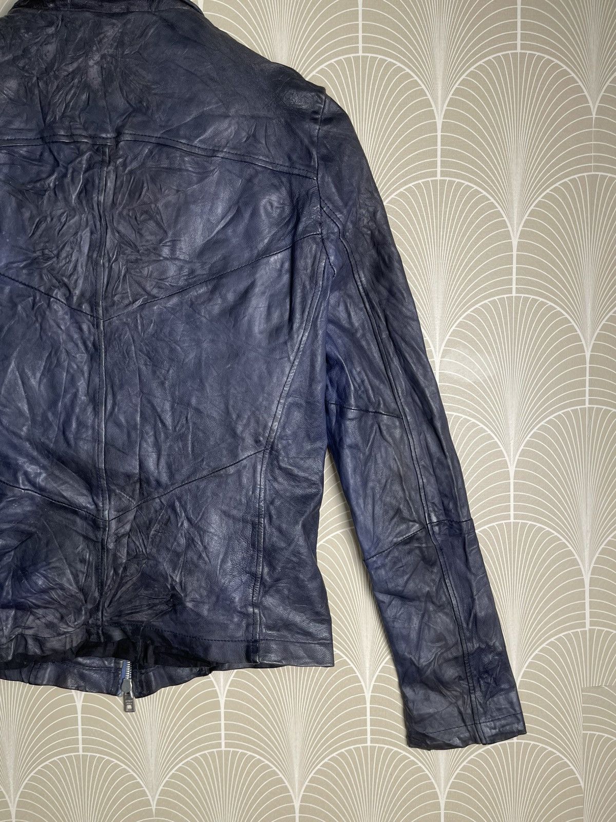 Giorgio Brato VINTAGE GIORGIO BRATO ORGANIC EDITION BIKER LEATHER JACKET Size US S / EU 44-46 / 1 - 10 Thumbnail