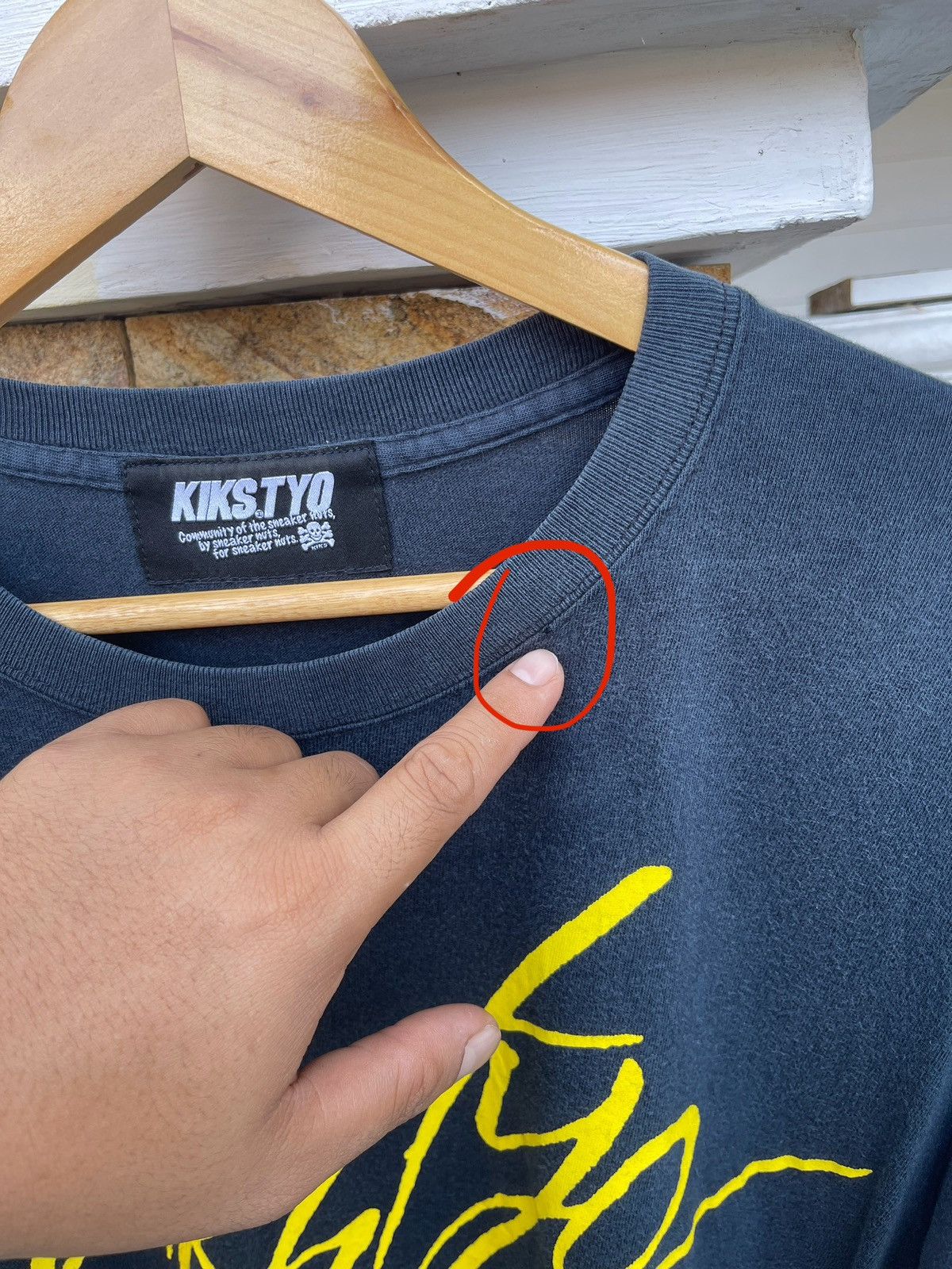 KIKS TYO Last Drop🔥Rare🔥Vintage KIKS TYO Spellout Faded Tee Size US L / EU 52-54 / 3 - 7 Thumbnail