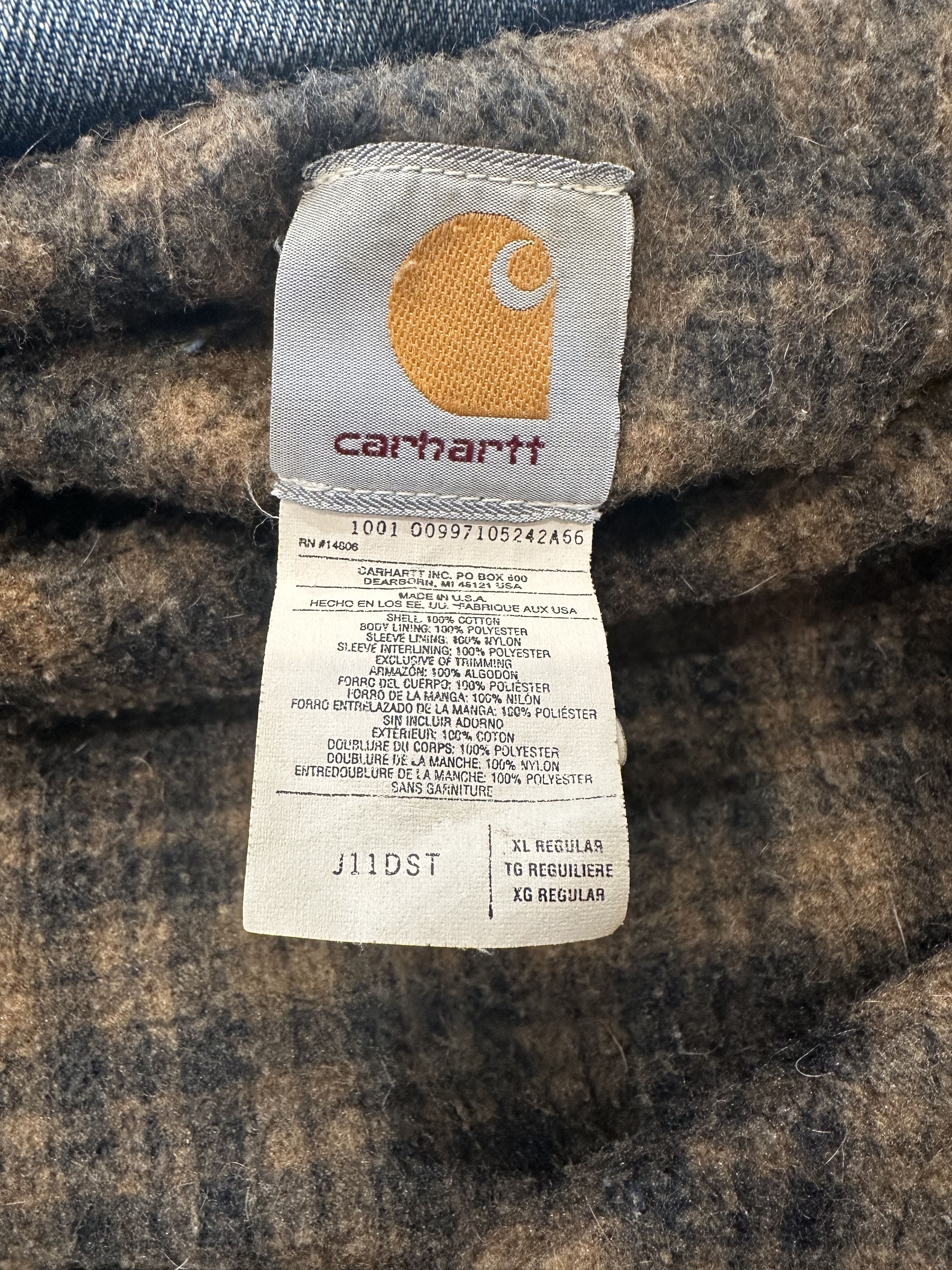 Carhartt Vintage Jean jacket Size US XL / EU 56 / 4 - 4 Thumbnail