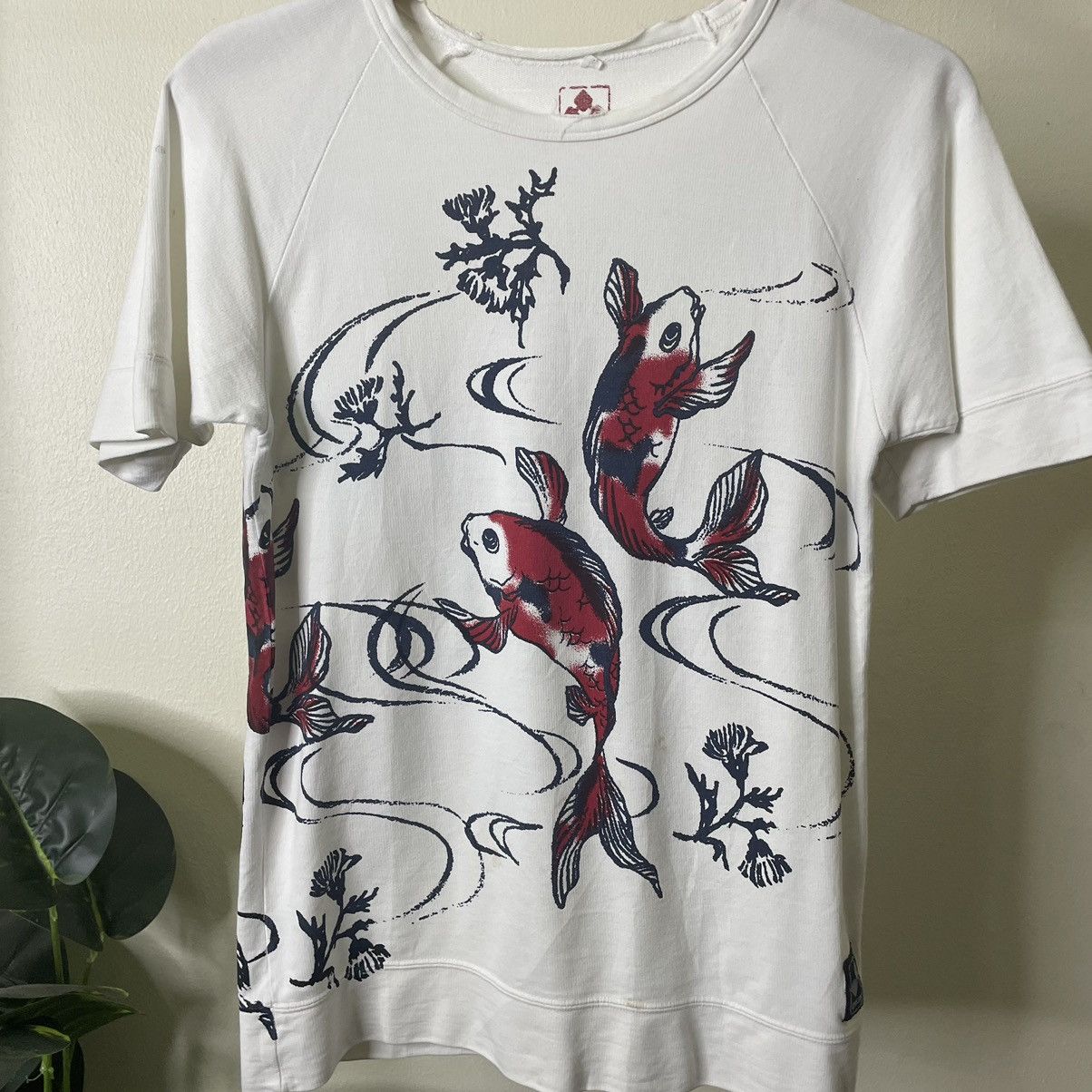 Ed Hardy × Japanese Brand Chikiriya Koi Fish AOP Japan Sukajan Motive Ed Hardy Style Size US S / EU 44-46 / 1 - 2 Thumbnail