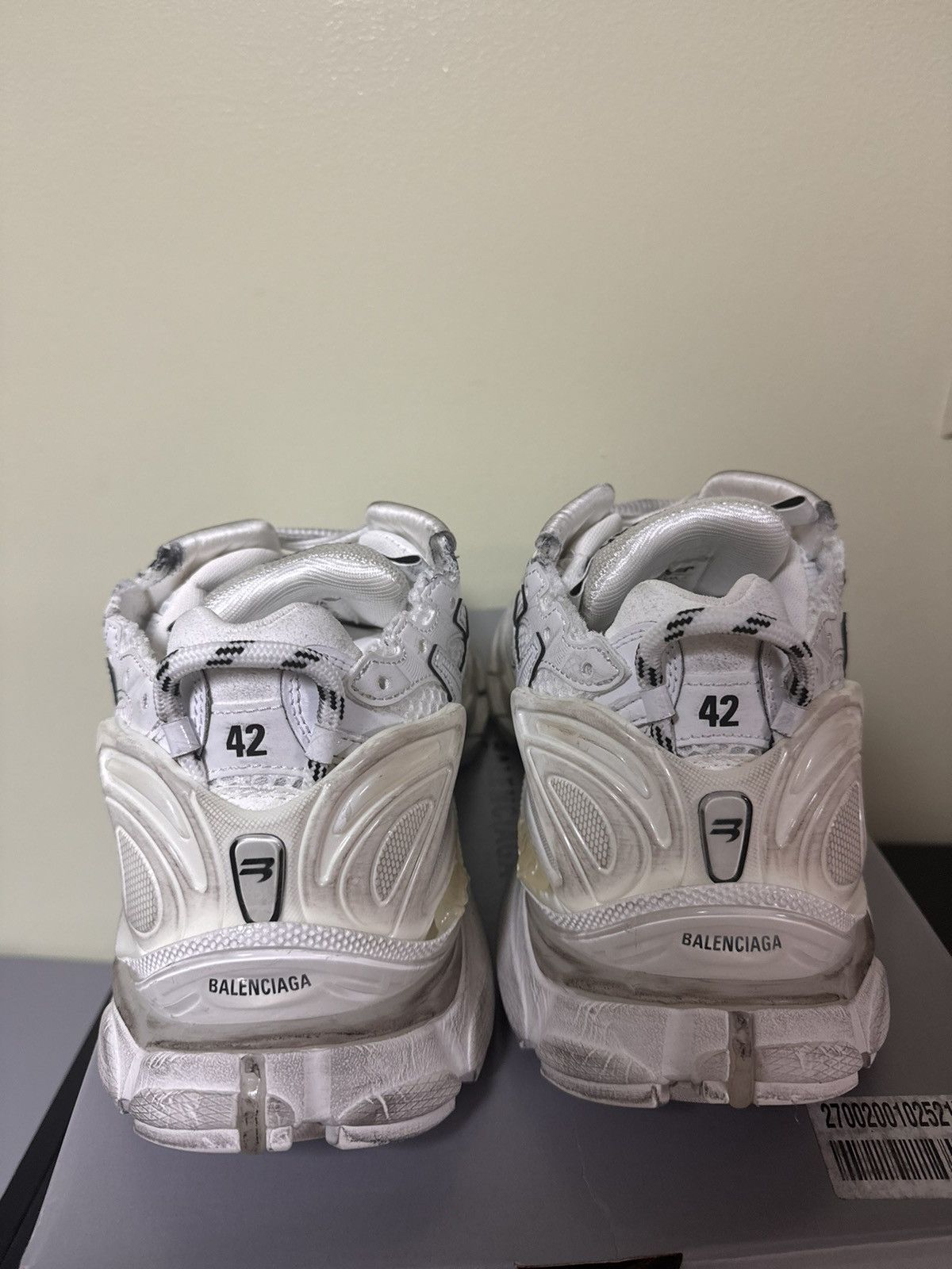 Balenciaga Balenciaga White Runner 42 Size US 9 / EU 42 - 4 Thumbnail
