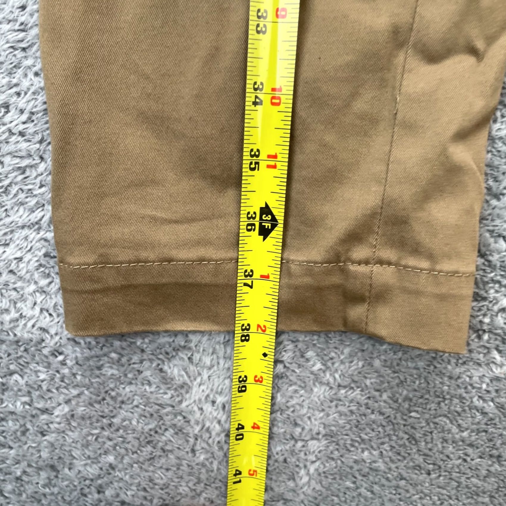 Banana Republic Banana Republic Pants Mens 30x30 Chino Slim Fit Cotton Straight Leg Brown Aiden City Preppy Casual Workwear 30 Mens Brown Cotton Slit? Size US 30 / EU 46 - 6 Thumbnail