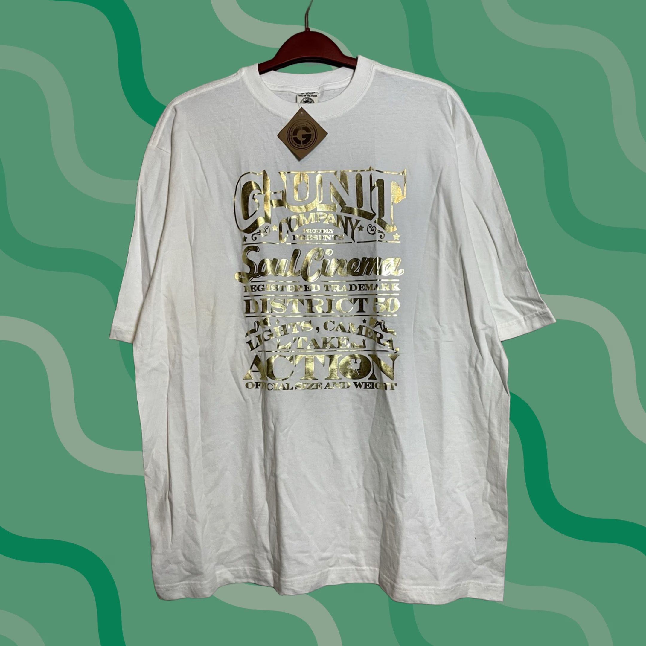 Vintage VINTAGE G-Unit Shirt Mens L White Hip Hop Y2K 50 Cent Logo Embossed Size US L / EU 52-54 / 3 - 1 Thumbnail