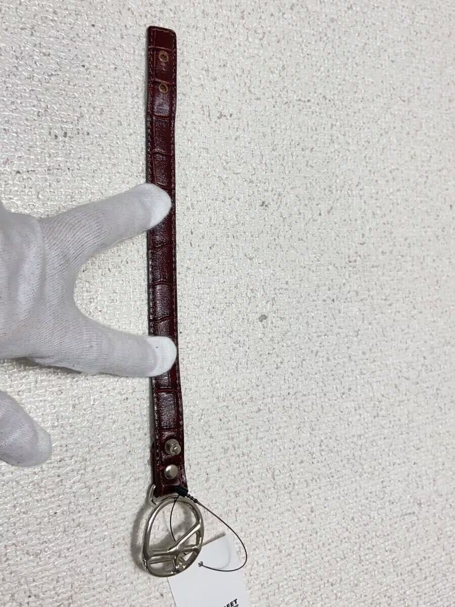 Needles Peace Buckle Leather Bangle Size ONE SIZE - 4 Thumbnail