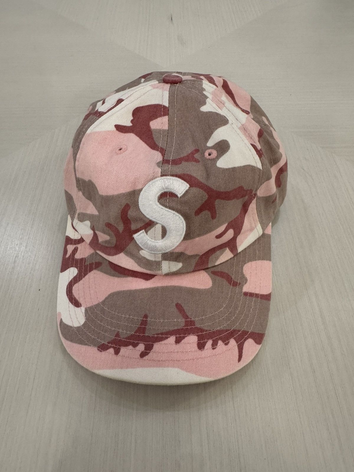 Supreme Pigment Camo S Logo Pink SS25 Used
