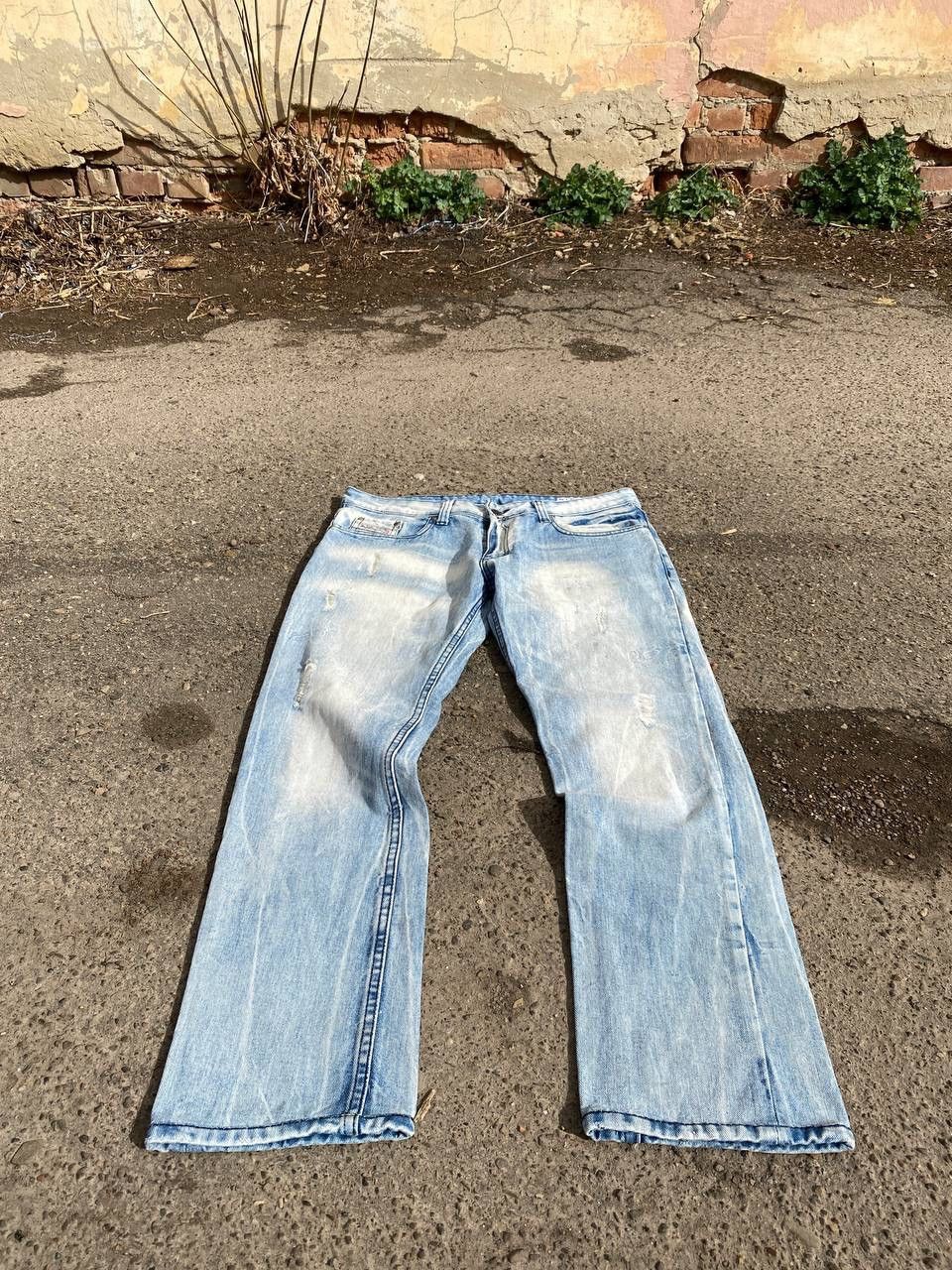 Japanese Brand × Vintage Diesel faded distressed pants jeans Size US 34 / EU 50 - 2 Thumbnail