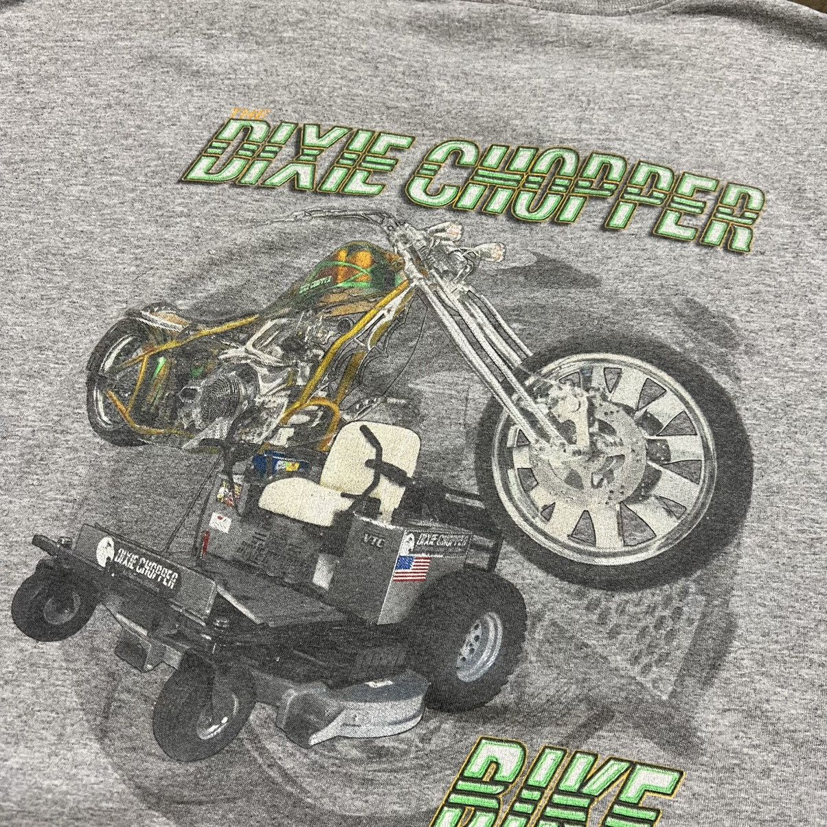 Vintage Vintage Dixie Chopper Biker Motorcycle Graphic Tee Y2K Size US XXL / EU 58 / 5 - 3 Thumbnail