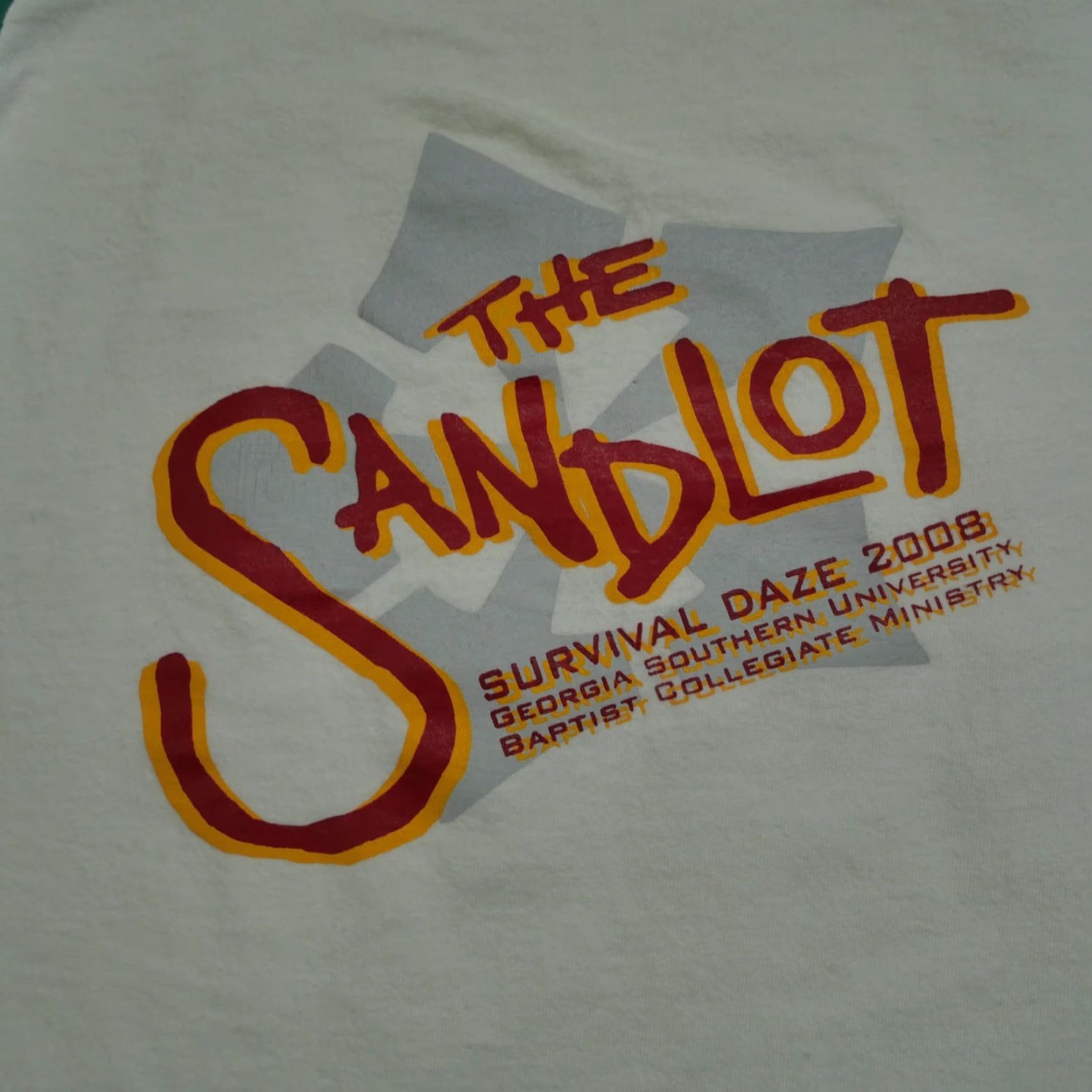Vintage VINTAGE Christian Shirt Adult M White Green Baseball The Sandlot 2008 Y2K Size US M / EU 48-50 / 2 - 2 Thumbnail
