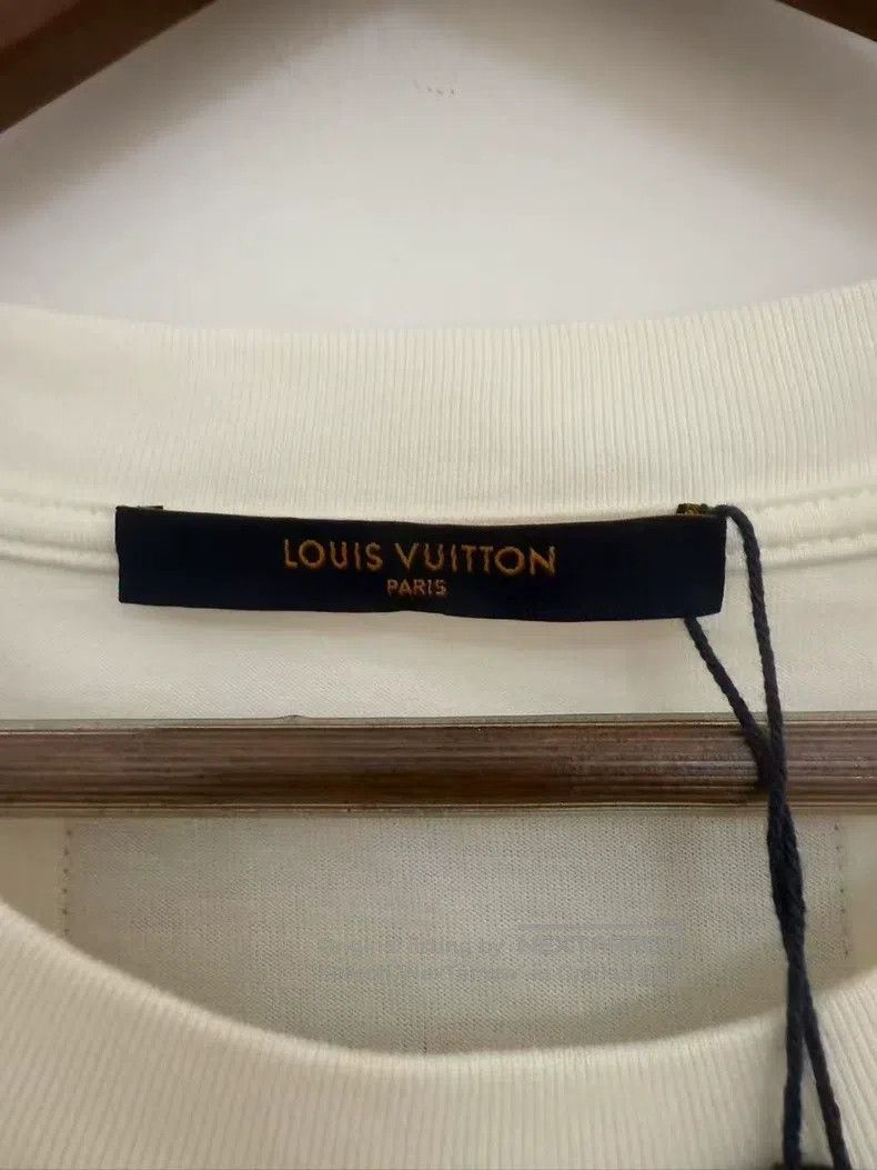 Louis Vuitton Louis Vuitton Beige neon oil painting portrait logo short Size US XXL / EU 58 / 5 - 4 Thumbnail