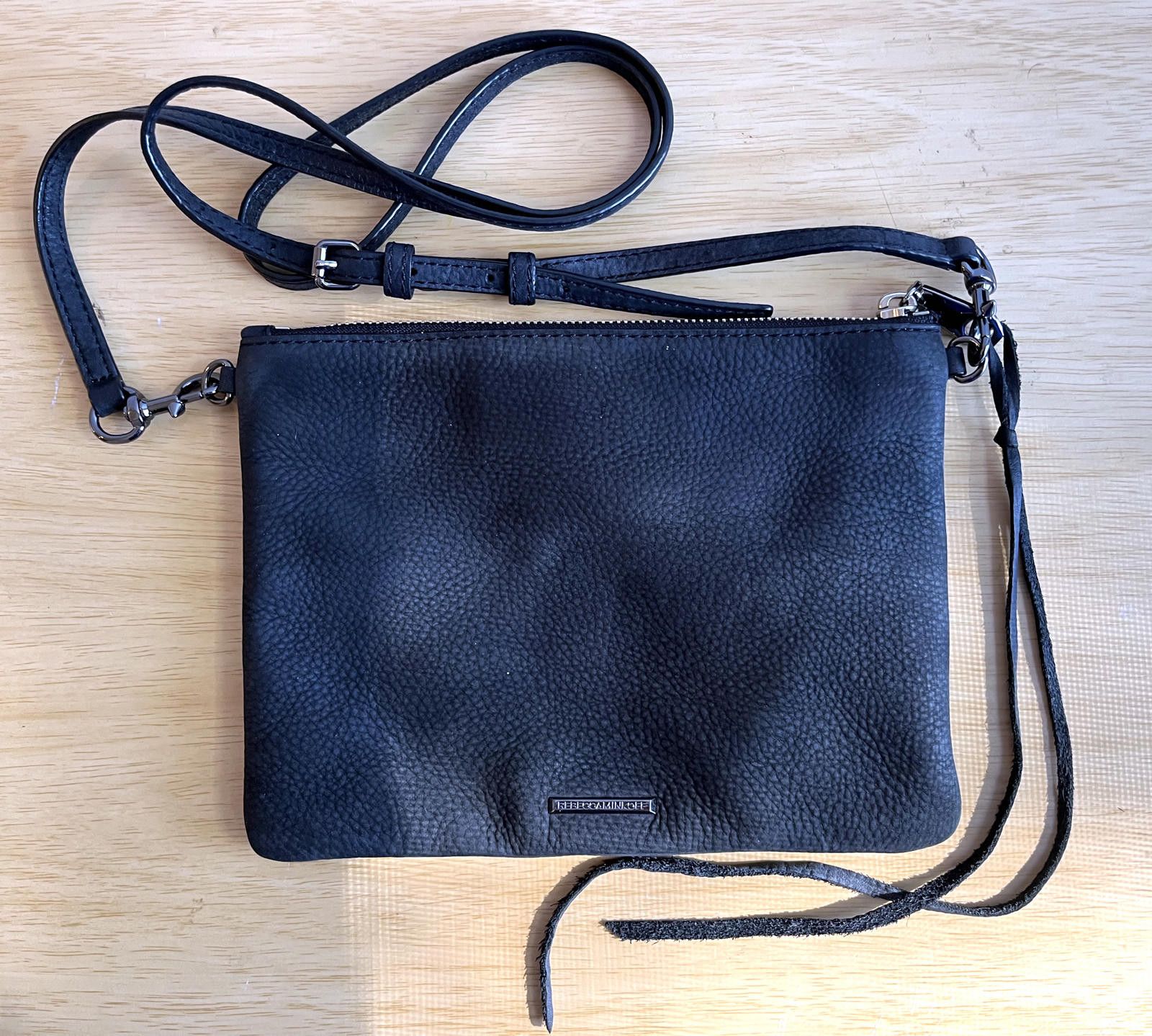 Designer Rebecca Minkoff Jon Nubian Leather Crossbody Size ONE SIZE - 3 Thumbnail