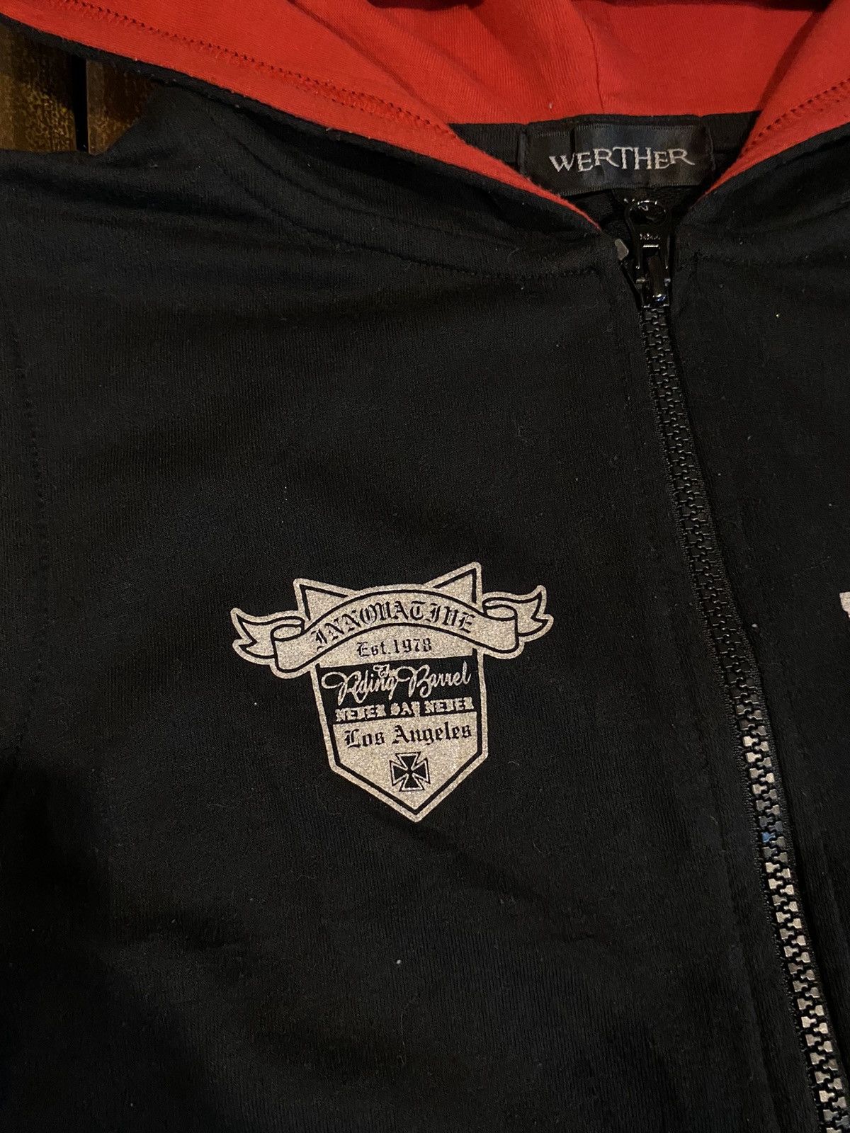 Japanese Brand WERTHER PUNK STYLE HOODIE Size US S / EU 44-46 / 1 - 6 Thumbnail