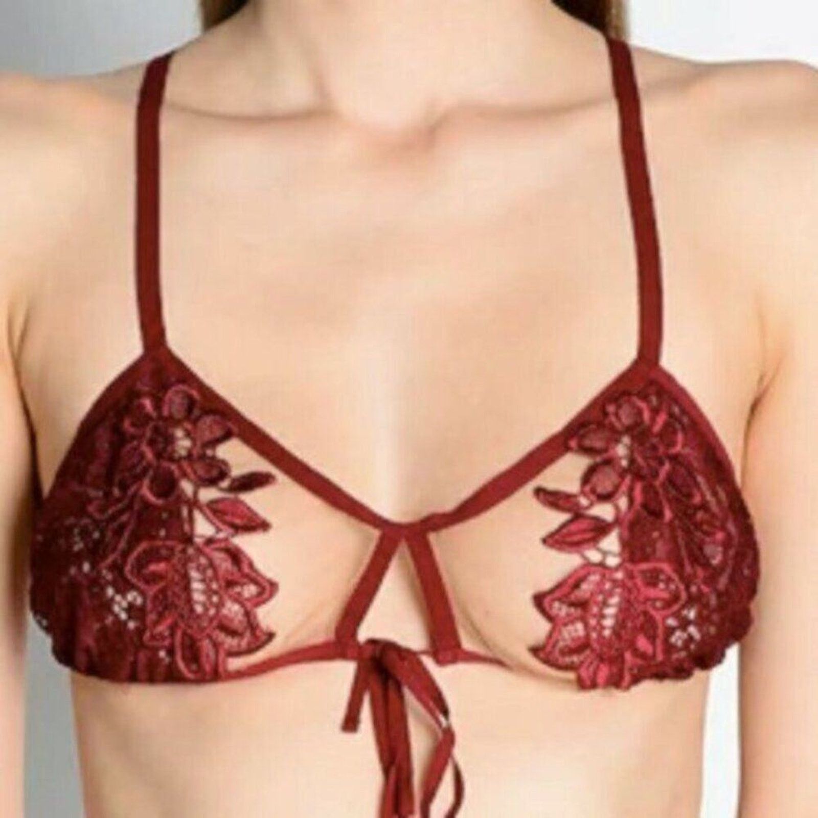For Love & Lemons For love and lemons bra garnet M Size ONE SIZE - 3 Thumbnail