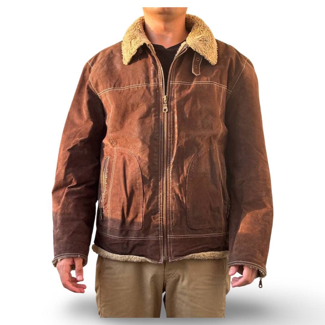 Leather Leather sheepskin JKT #1060 Size US L / EU 52-54 / 3 - 1 Thumbnail